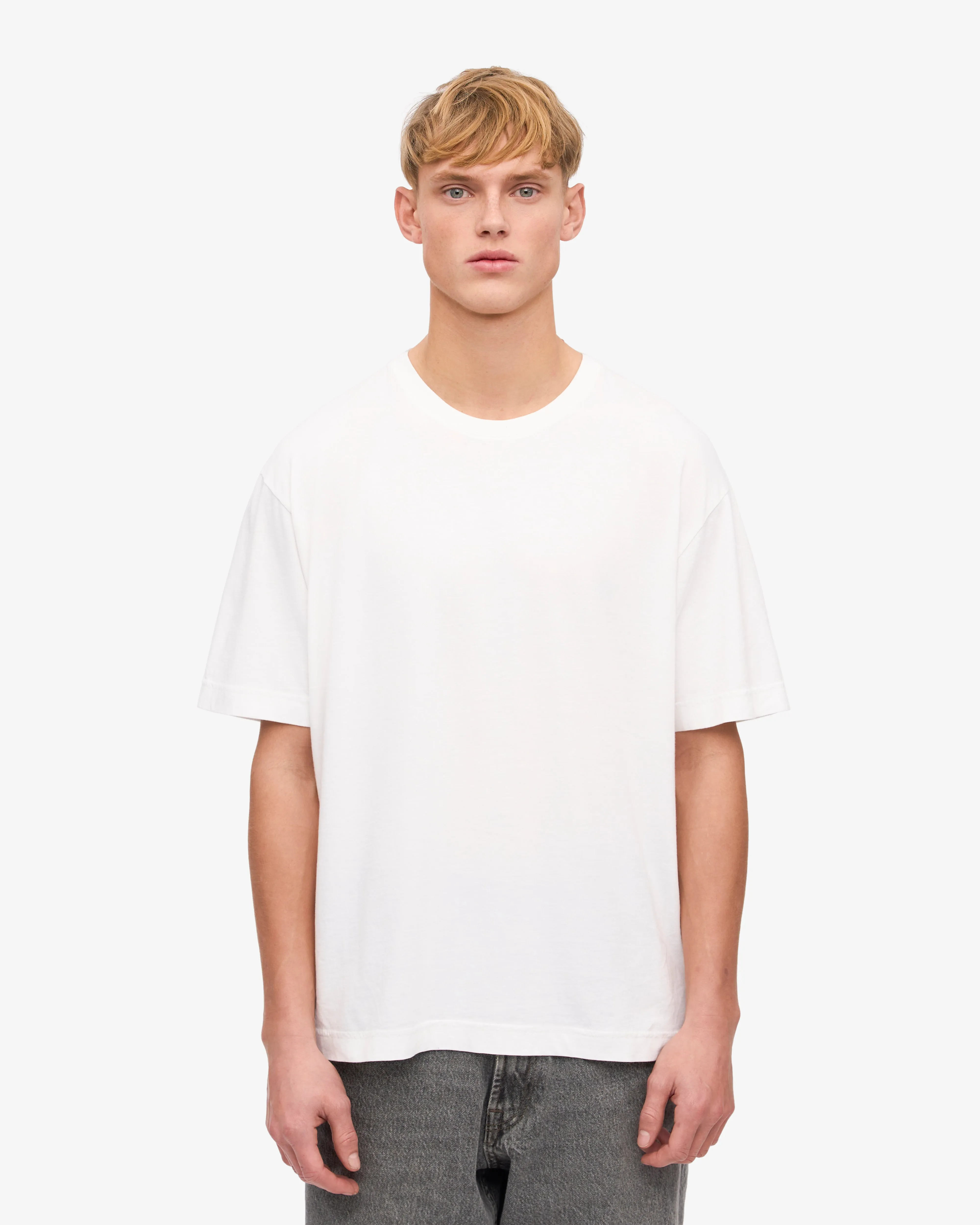 Oversized Organic T-Shirt - Optical White (3-Pack) sold by Colorful Standard product image thumbnail 2
