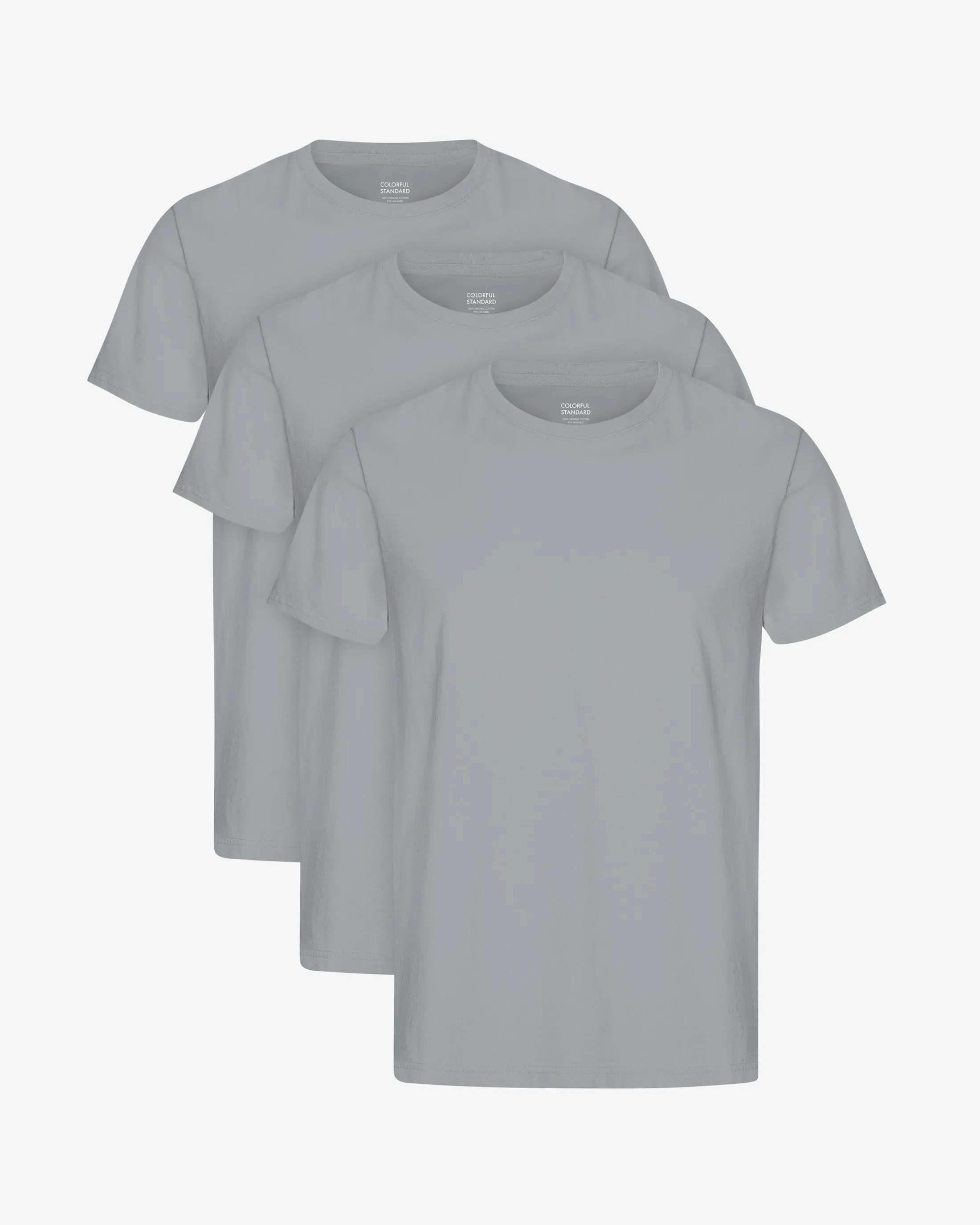 Classic Organic Tee - Steel Blue (3-Pack) sold by Colorful Standard