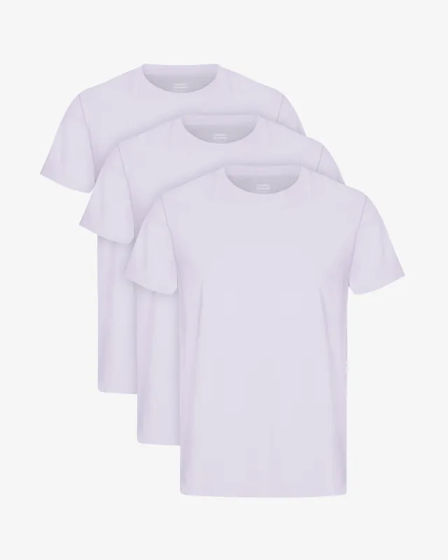 Classic Organic Tee - Soft Lavender (3-Pack) sold by Colorful Standard