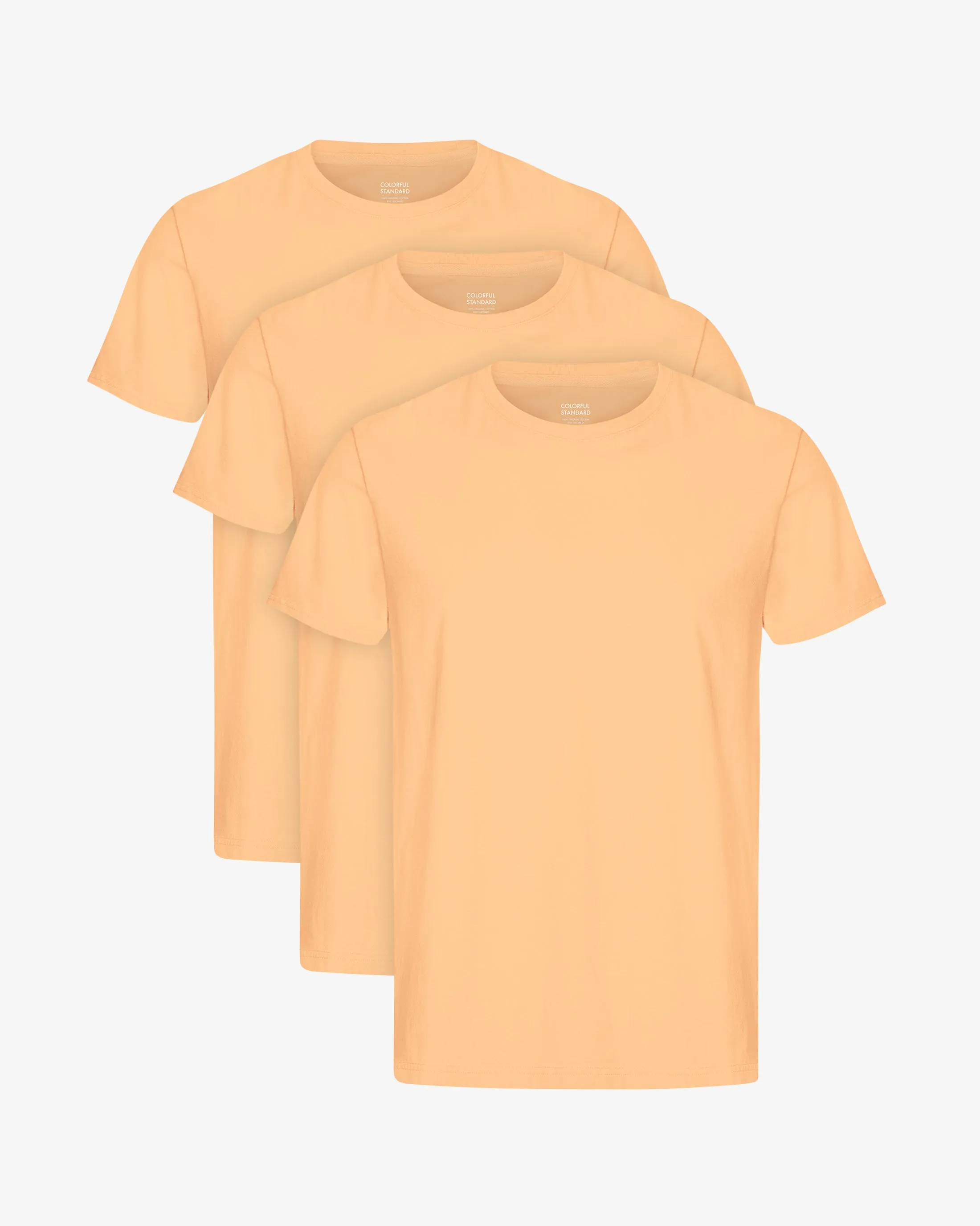 Classic Organic Tee - Sandstone Orange (3-Pack) sold by Colorful Standard
