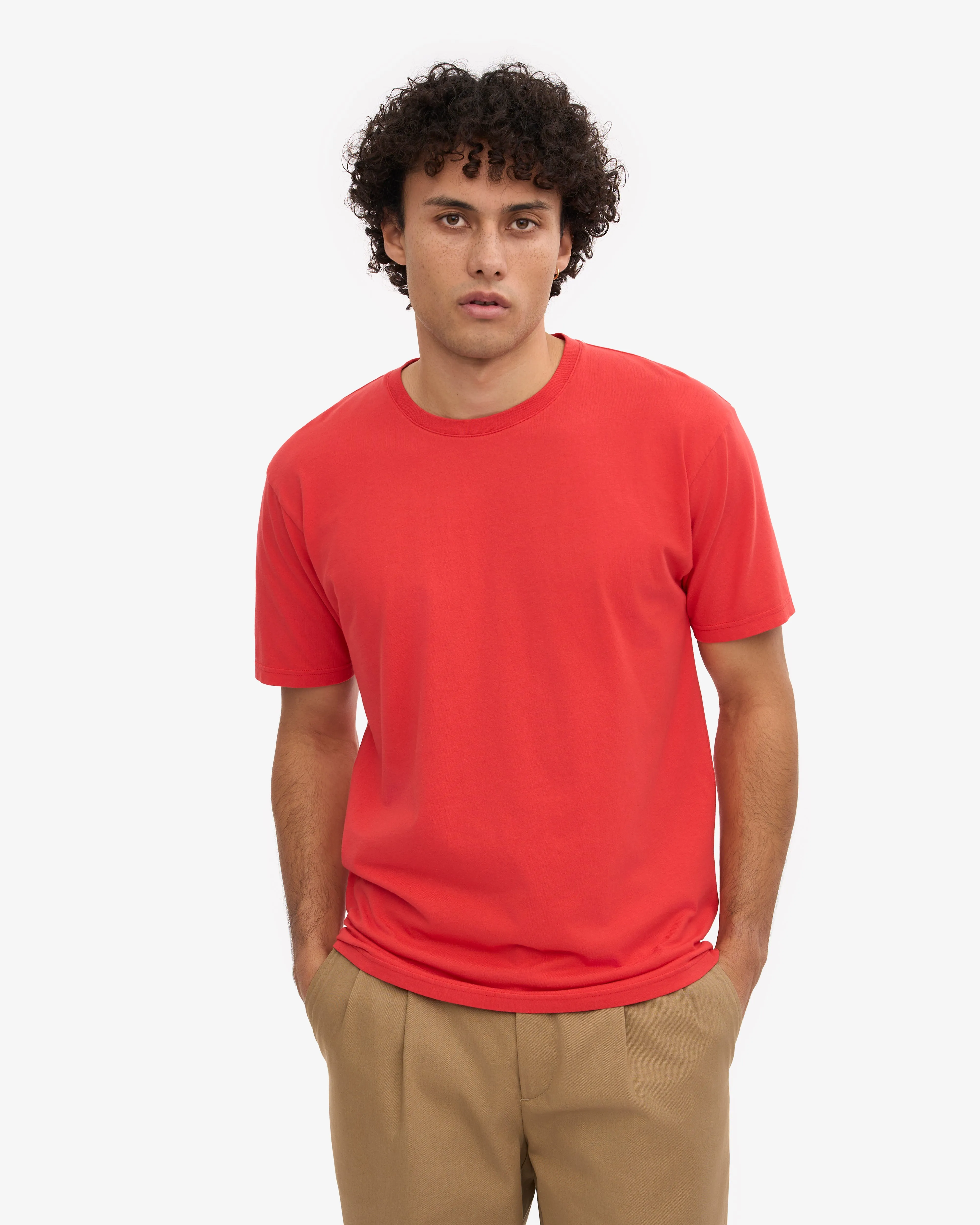 Classic Organic Tee - Red Tangerine (3-Pack) sold by Colorful Standard product image thumbnail 2