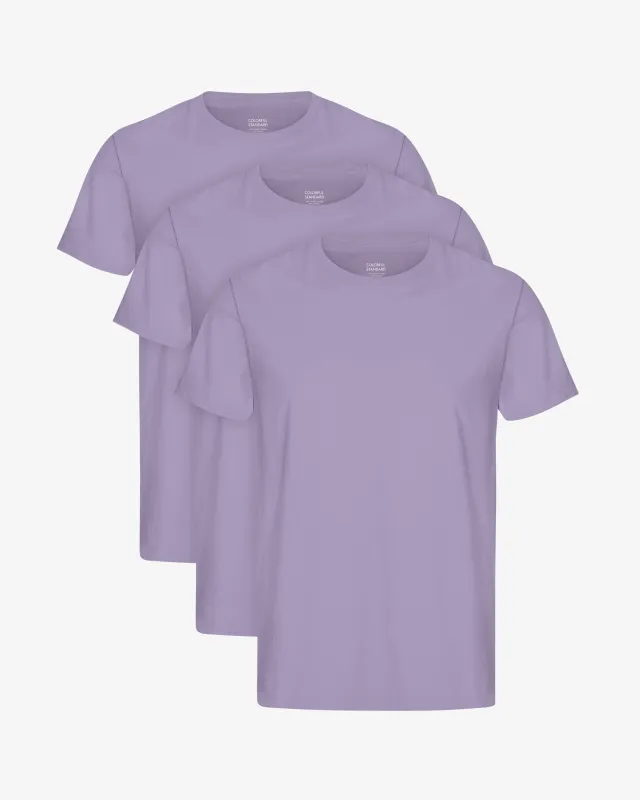 Classic Organic Tee - Purple Jade (3-Pack) sold by Colorful Standard