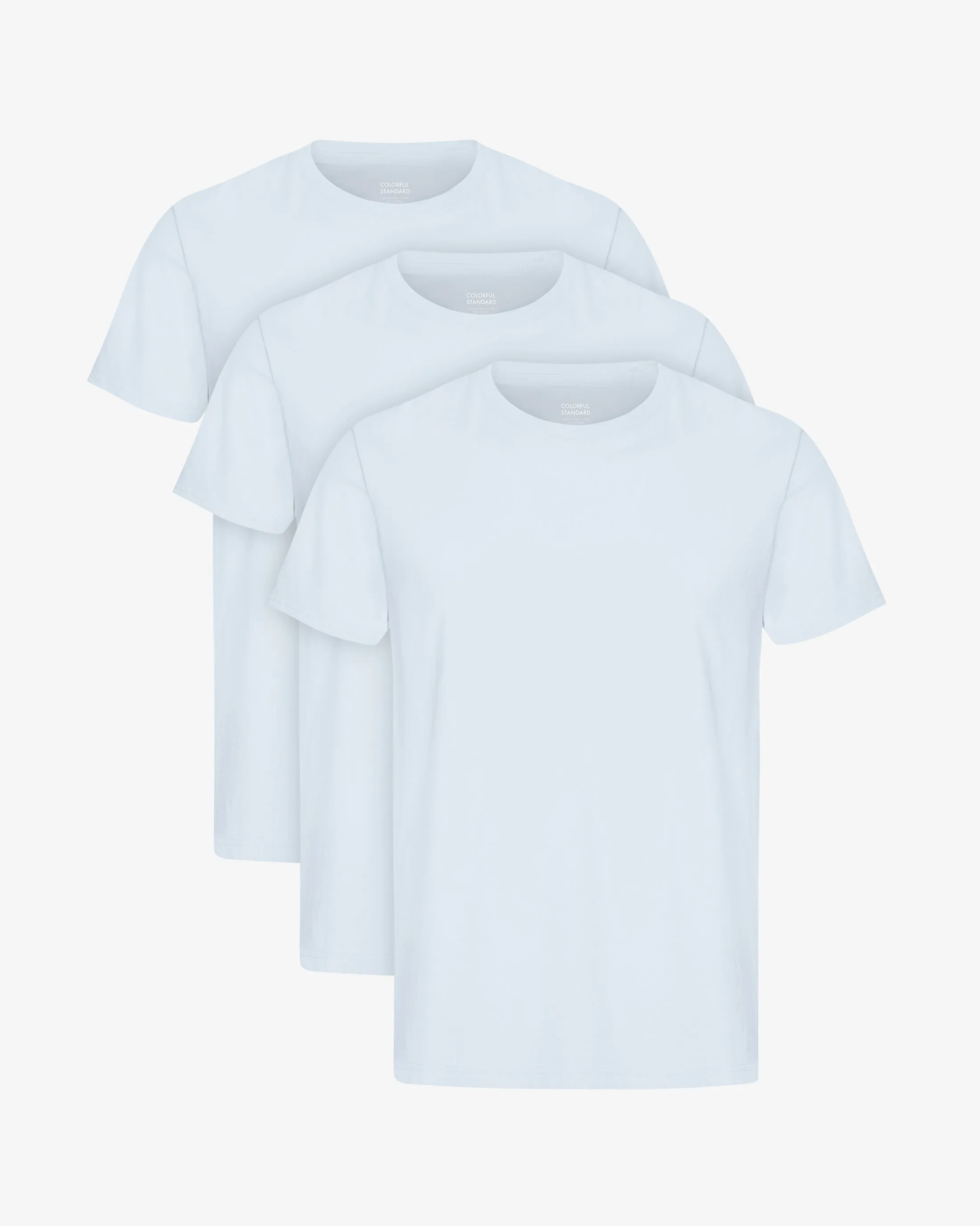 Classic Organic Tee - Polar Blue (3-Pack) sold by Colorful Standard