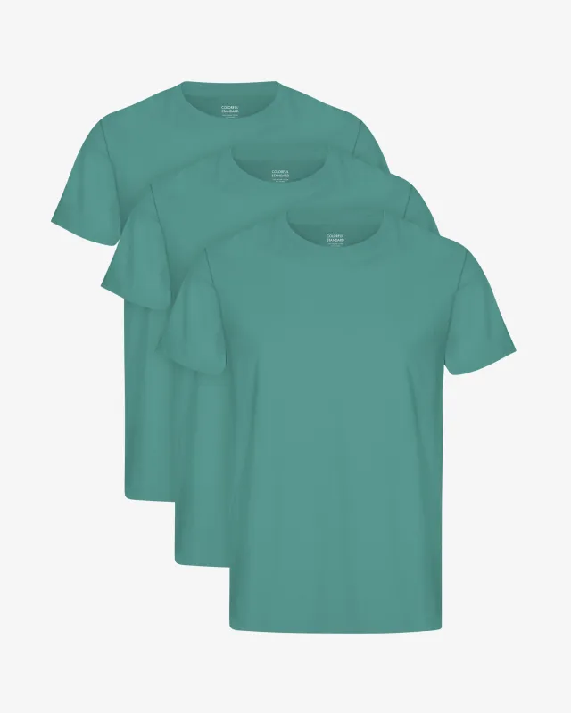 Classic Organic Tee - Pine Green (3-Pack) sold by Colorful Standard