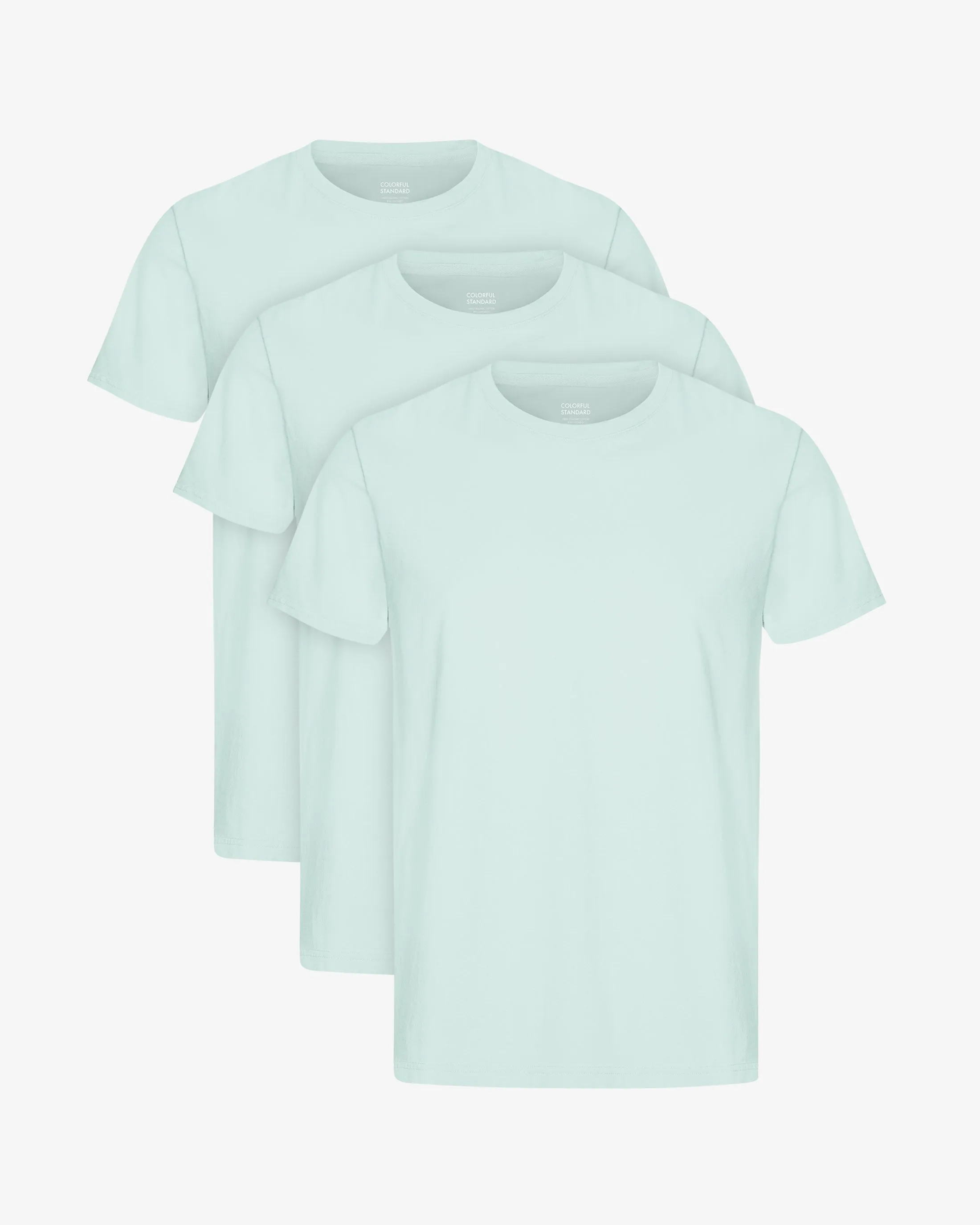 Classic Organic Tee - Light Aqua (3-Pack) sold by Colorful Standard