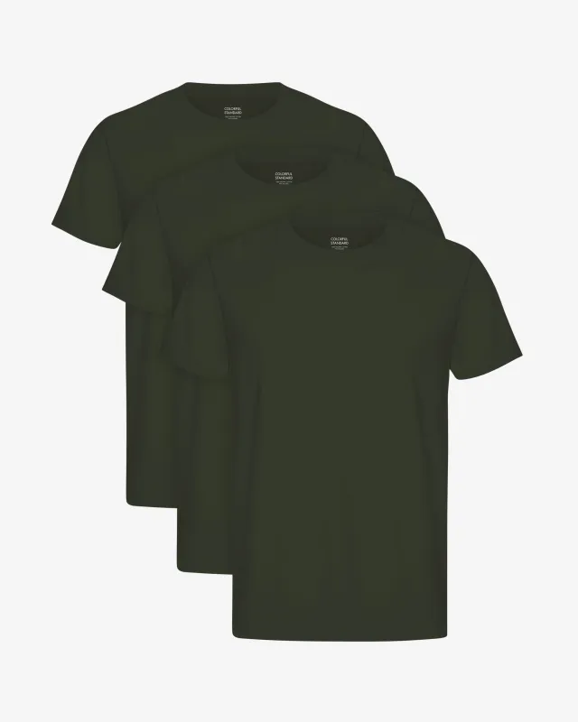 Classic Organic Tee - Hunter Green (3-Pack) sold by Colorful Standard