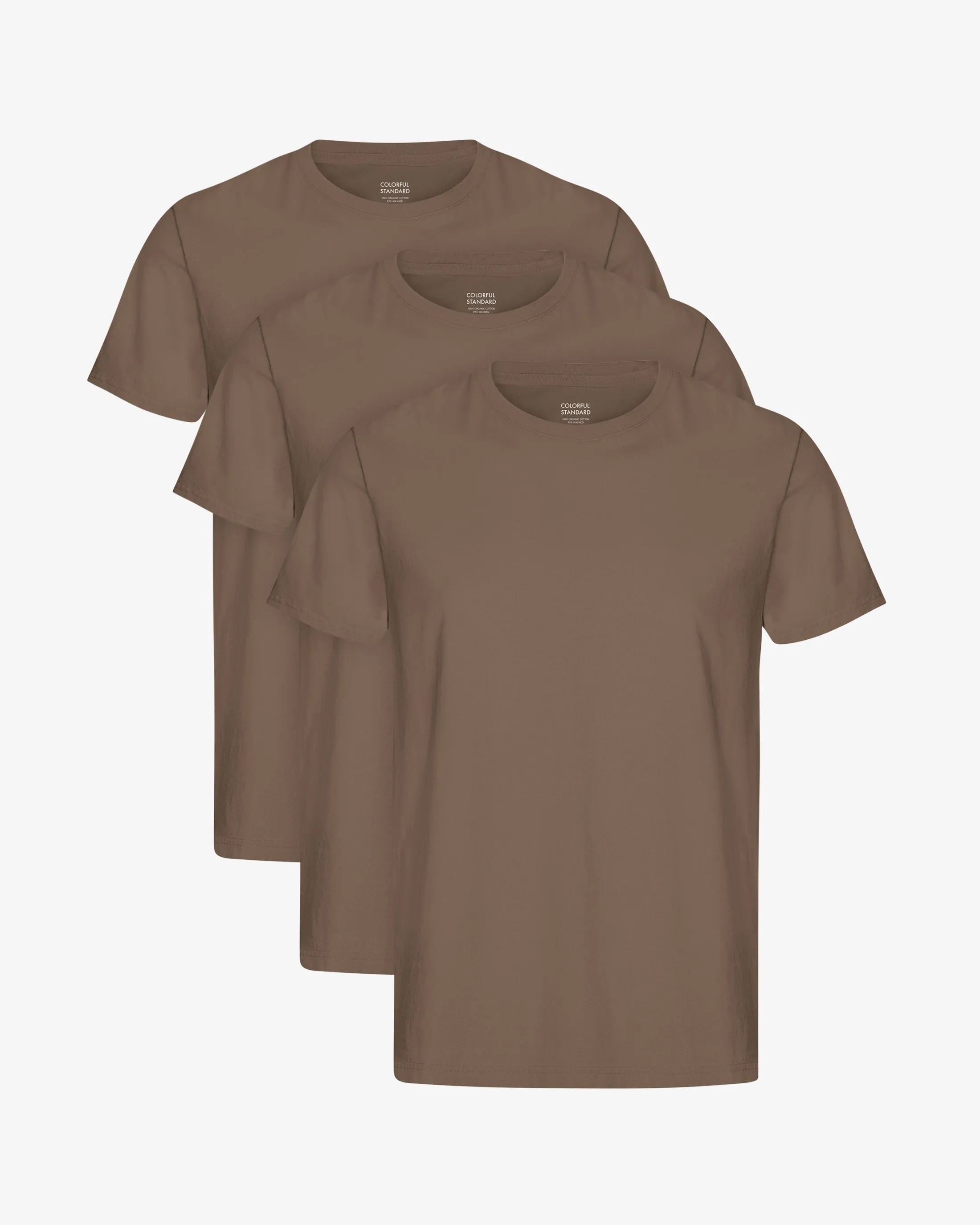 Classic Organic Tee - Cedar Brown (3-Pack) sold by Colorful Standard