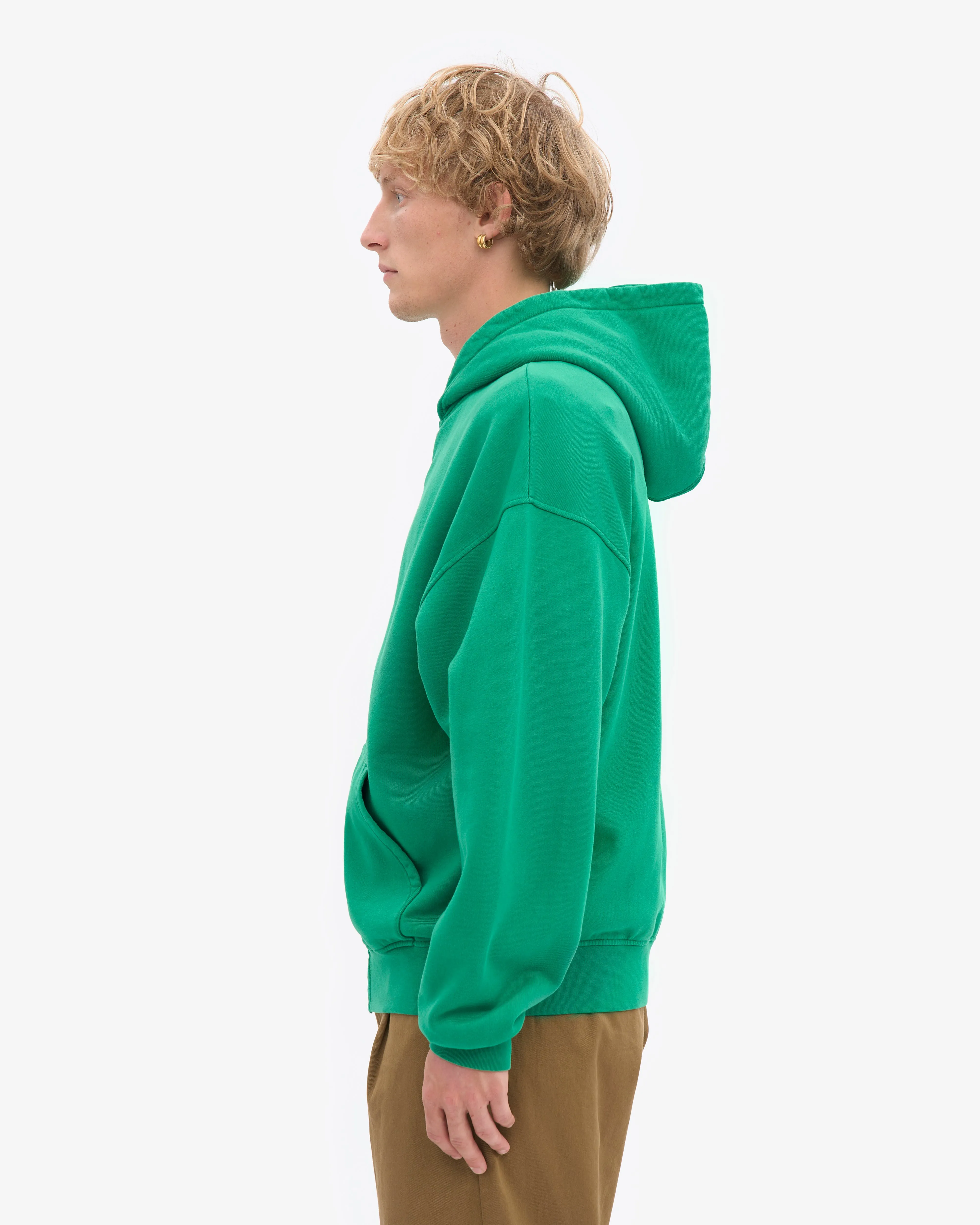 Organic Oversized Zip Hood - Kelly Green sold by Colorful Standard product image thumbnail 3