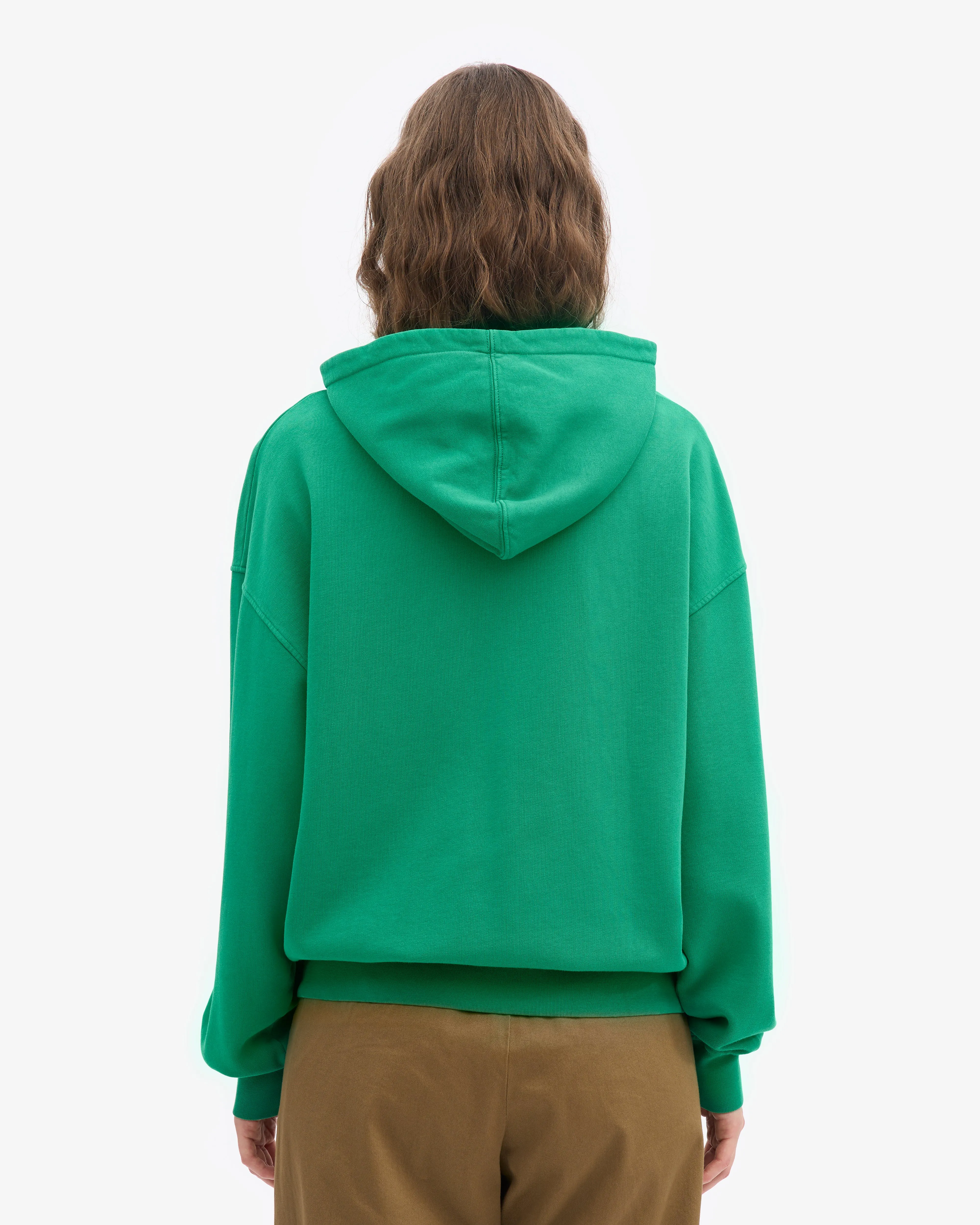 Organic Oversized Zip Hood - Kelly Green sold by Colorful Standard product image thumbnail 4