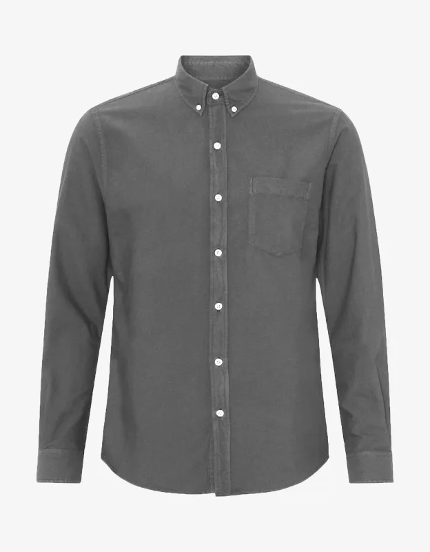 Organic Button Down Shirt - Storm Grey sold by Colorful Standard