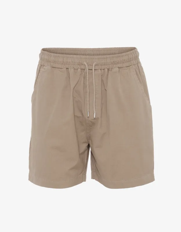 Organic Twill Shorts - Desert Khaki sold by Colorful Standard