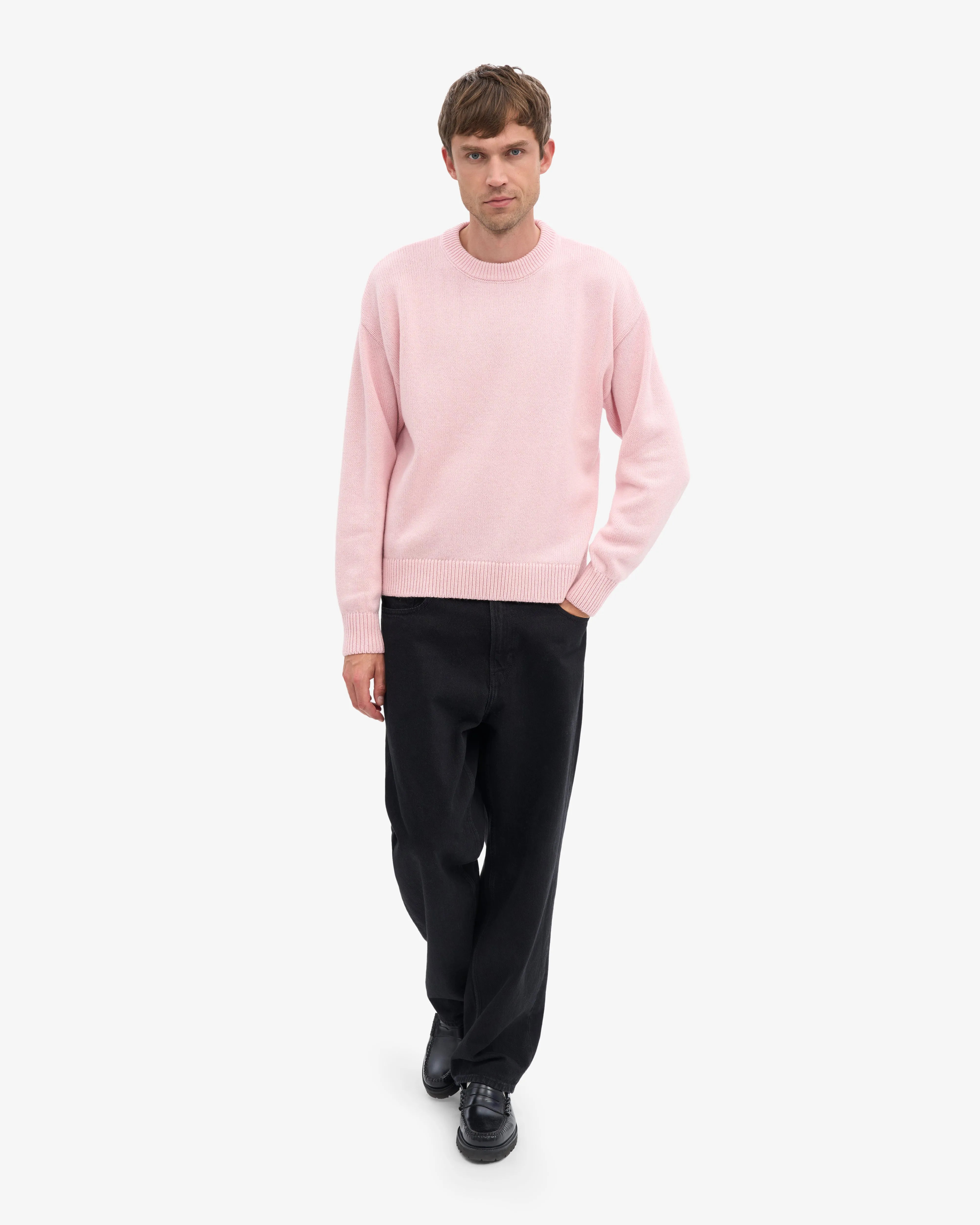 Oversized Merino Wool Crew - Faded Pink sold by Colorful Standard product image thumbnail 5