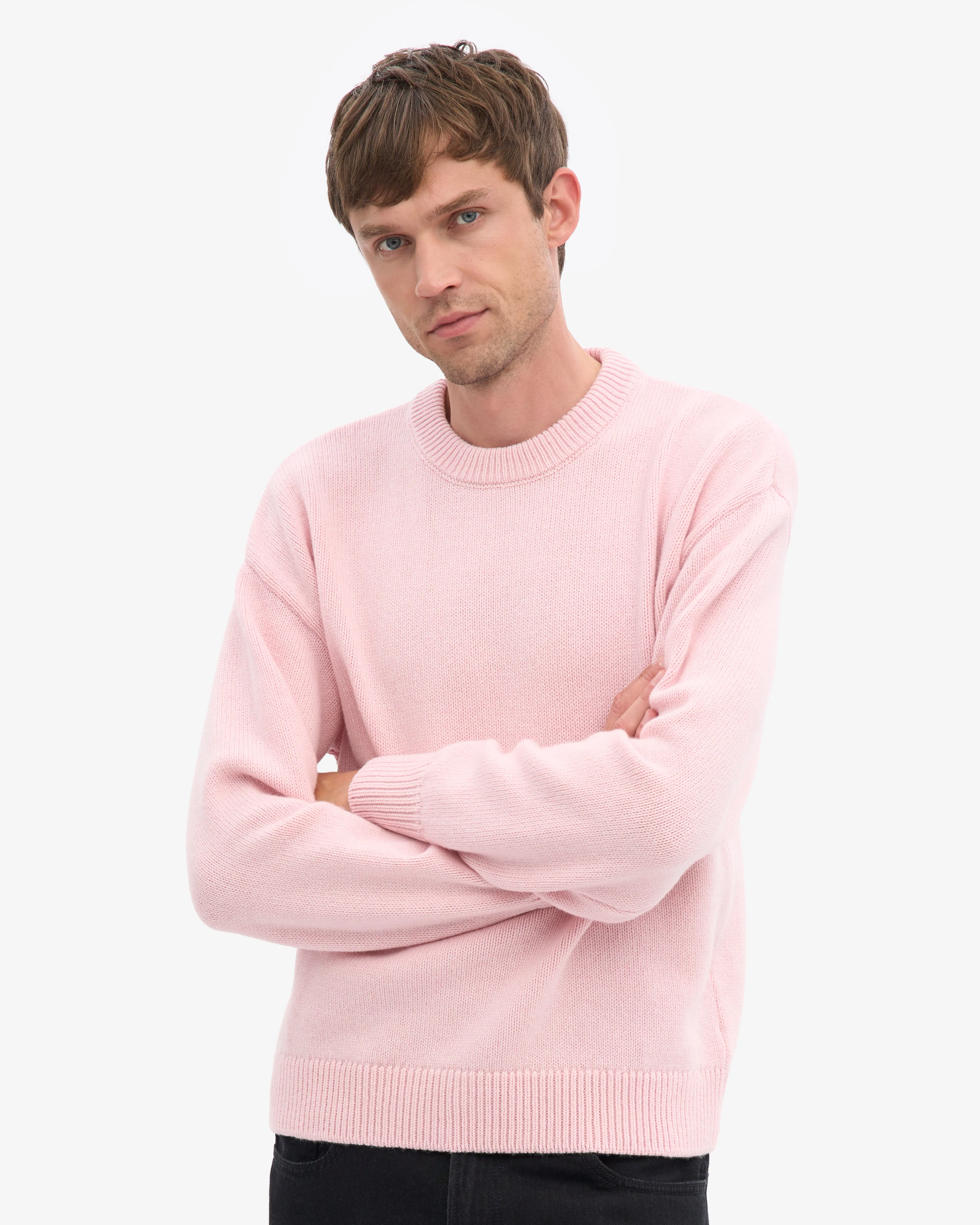 Oversized Merino Wool Crew - Faded Pink sold by Colorful Standard product image thumbnail 2