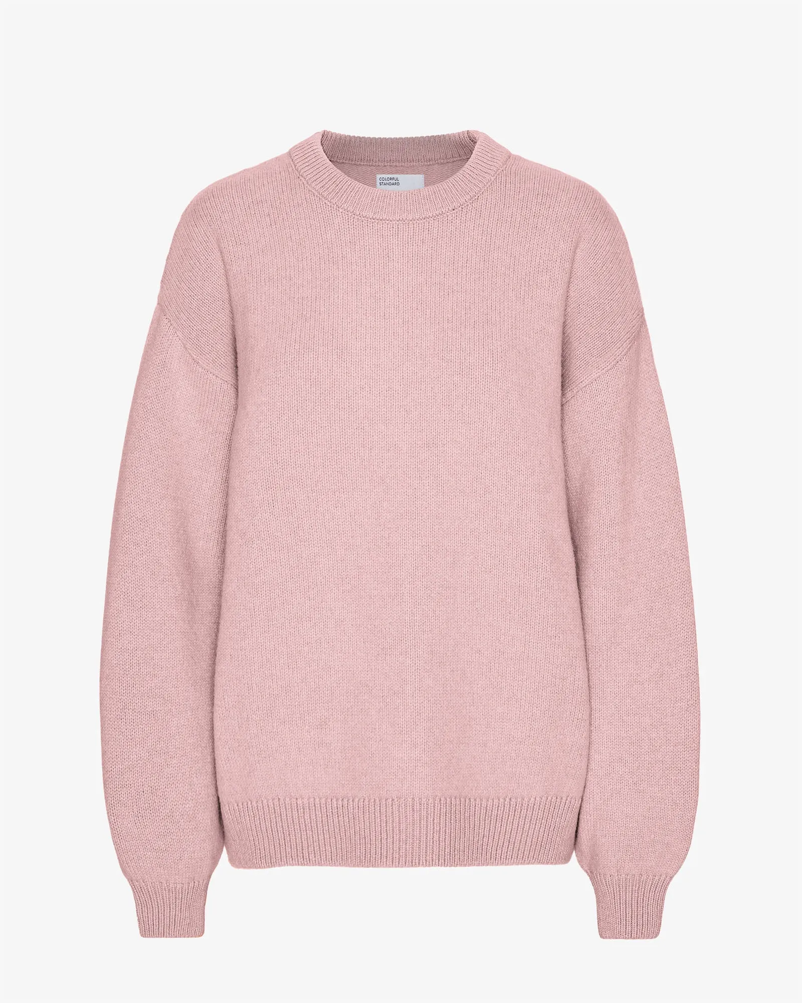 Oversized Merino Wool Crew - Faded Pink sold by Colorful Standard