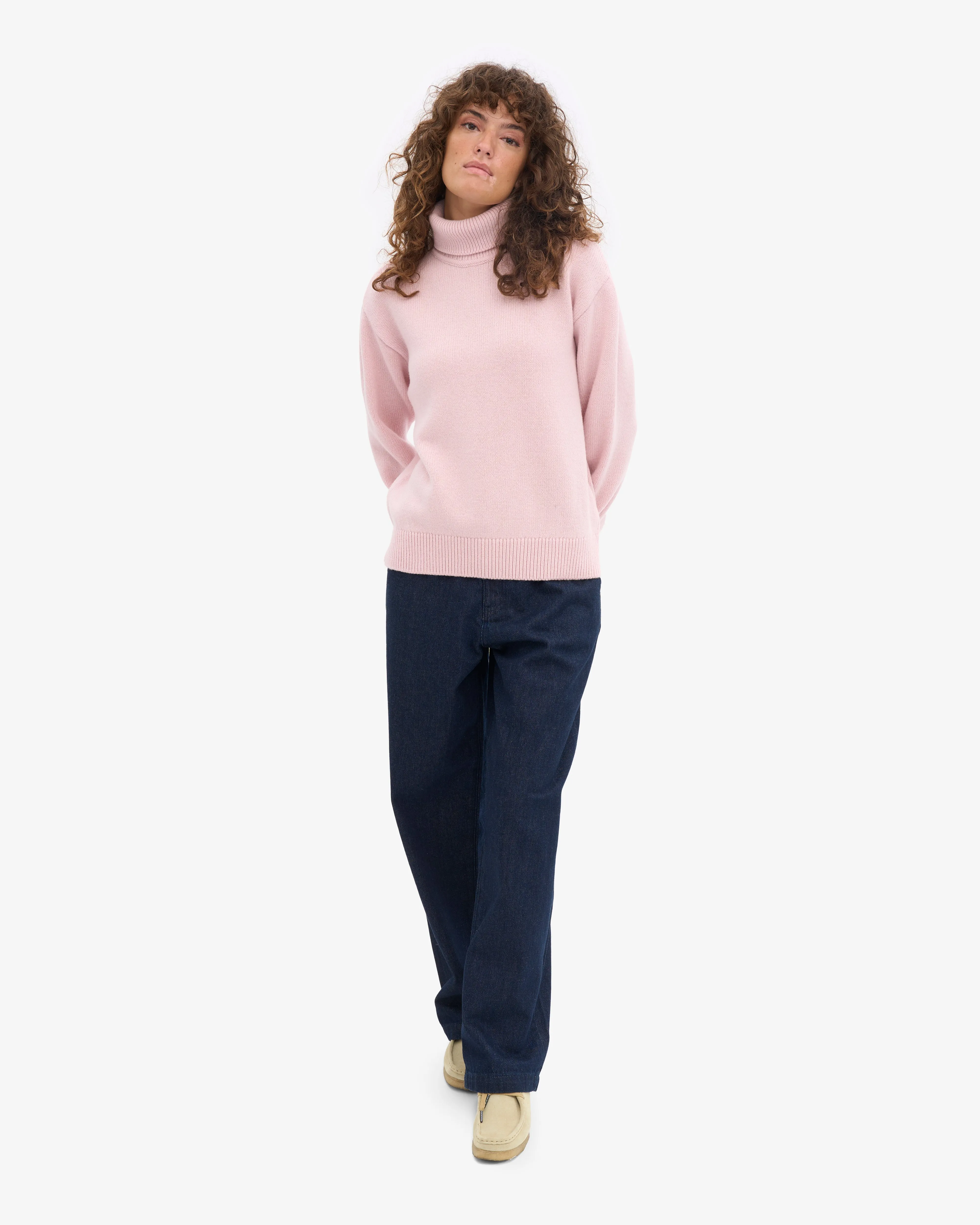 Merino Wool Turtleneck - Faded Pink sold by Colorful Standard product image thumbnail 5