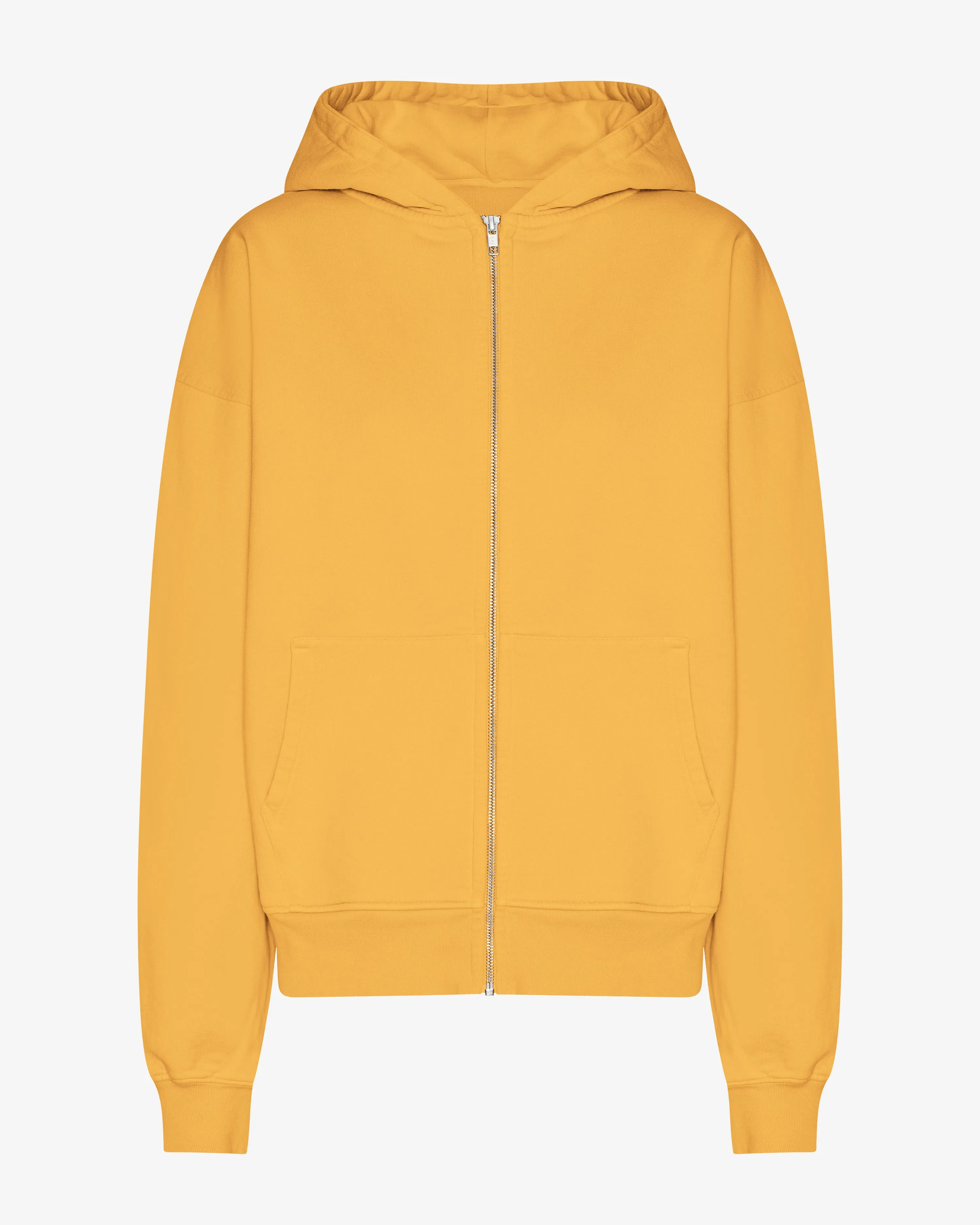 Organic Oversized Zip Hood - Burned Yellow sold by Colorful Standard