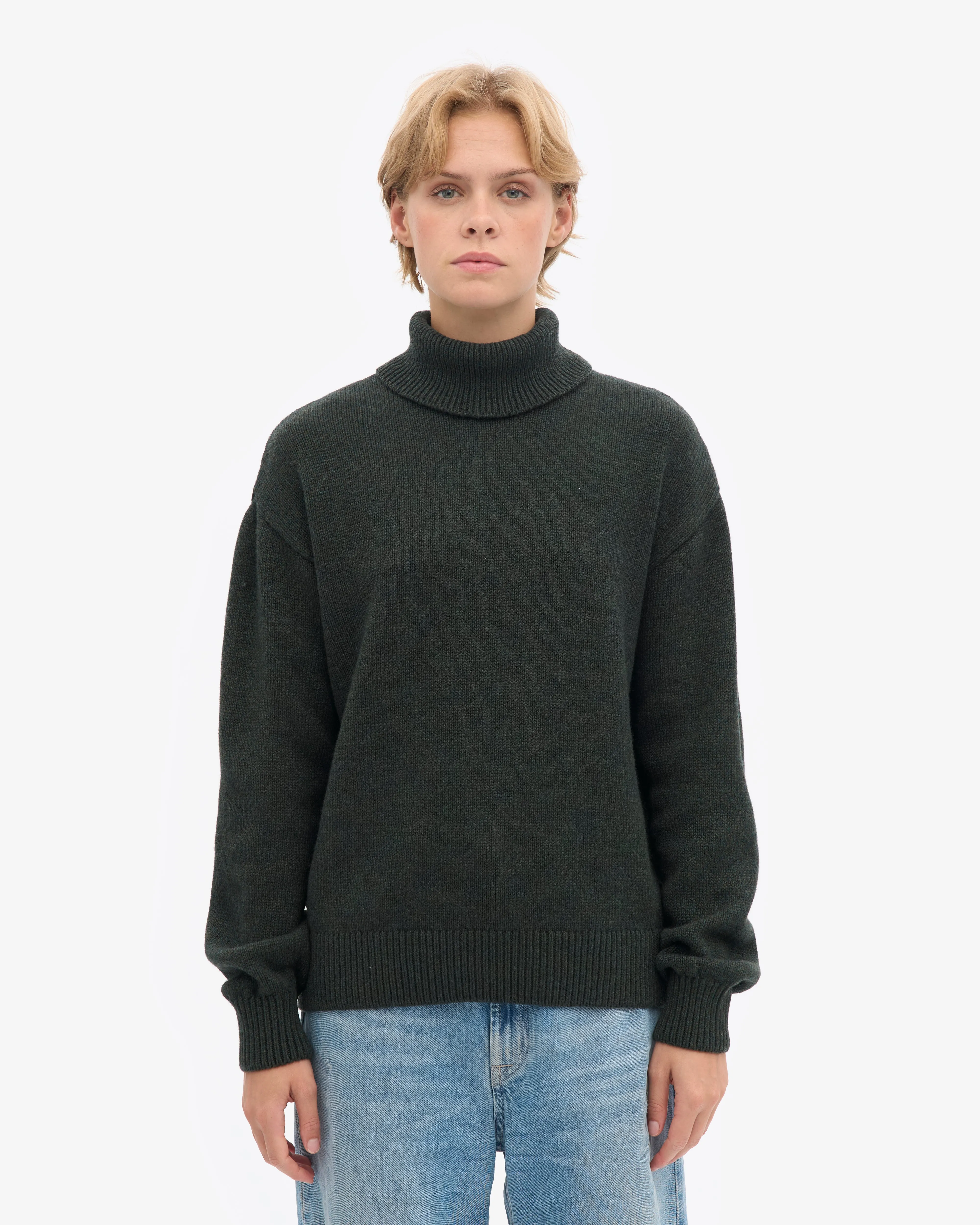 Merino Wool Turtleneck - Hunter Green sold by Colorful Standard product image thumbnail 2