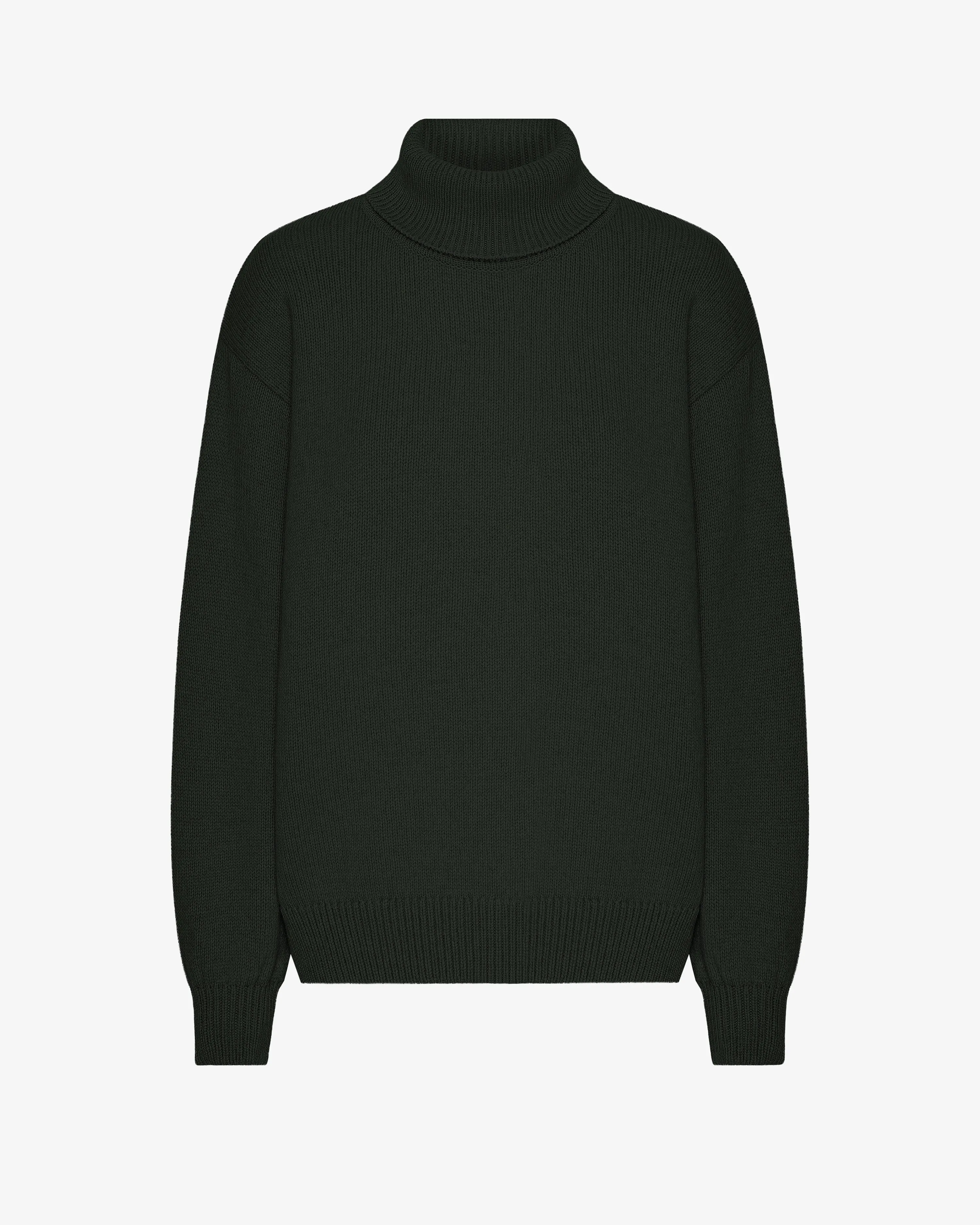 Merino Wool Turtleneck - Hunter Green sold by Colorful Standard