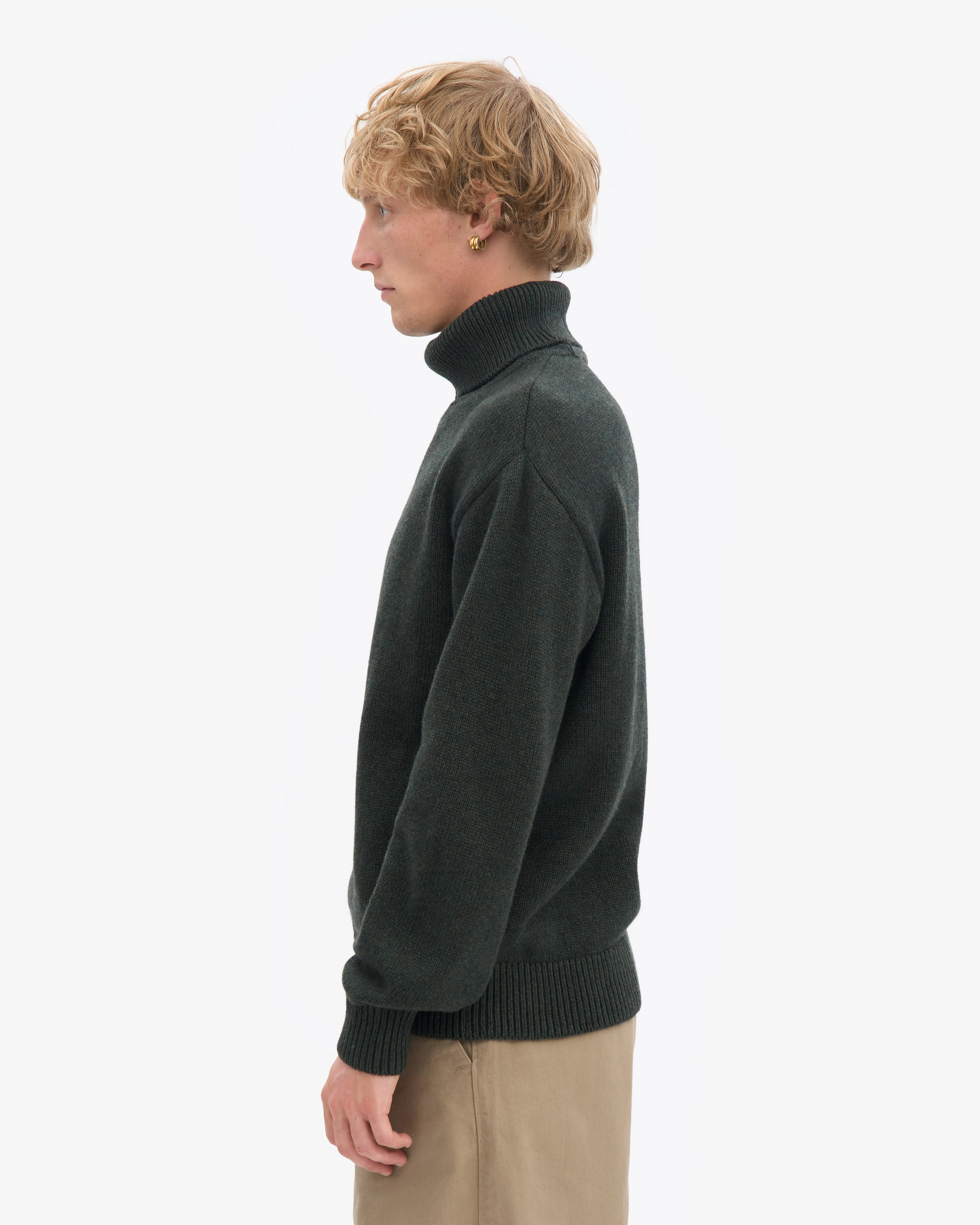 Merino Wool Turtleneck - Hunter Green sold by Colorful Standard product image thumbnail 3