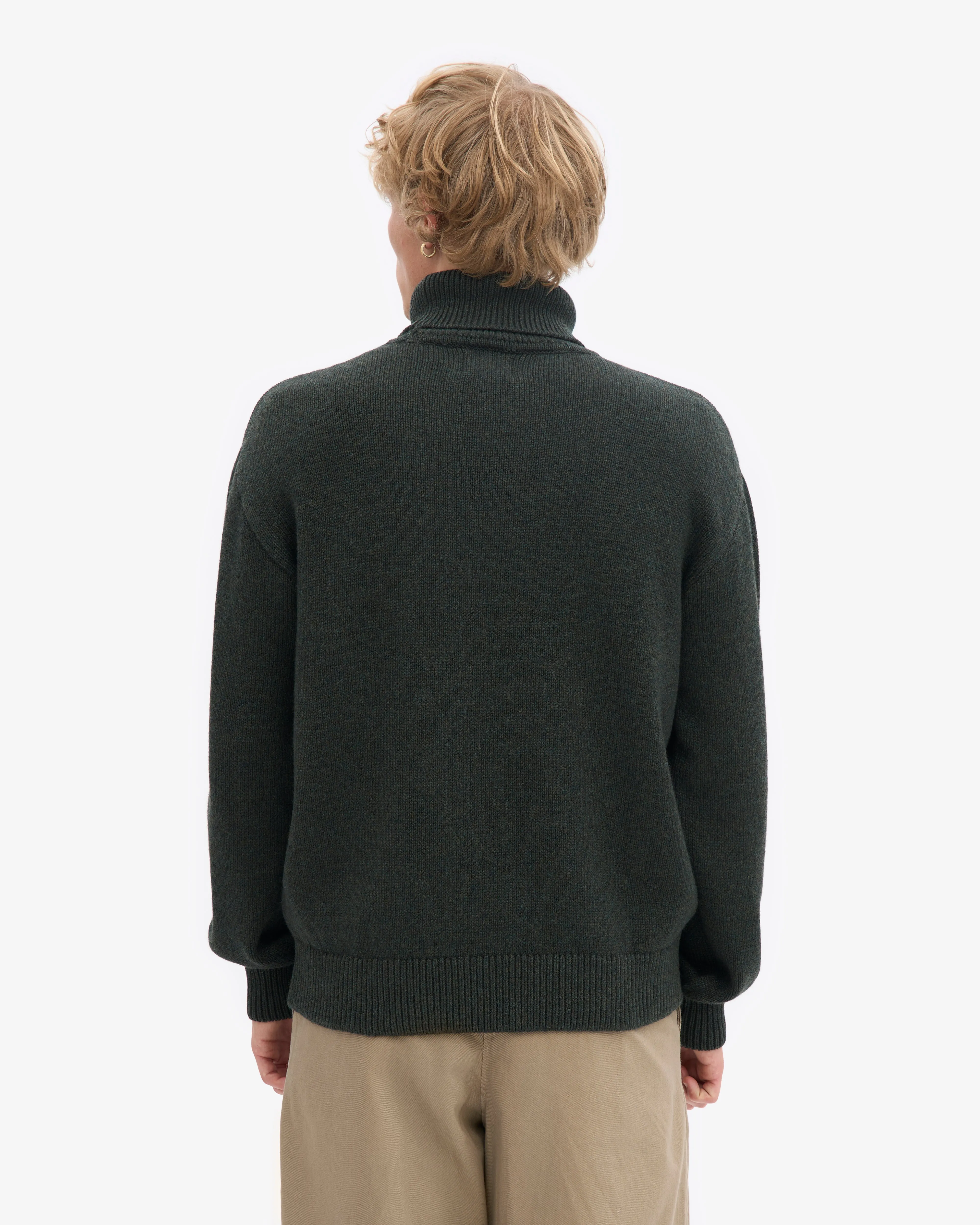 Merino Wool Turtleneck - Hunter Green sold by Colorful Standard product image thumbnail 4