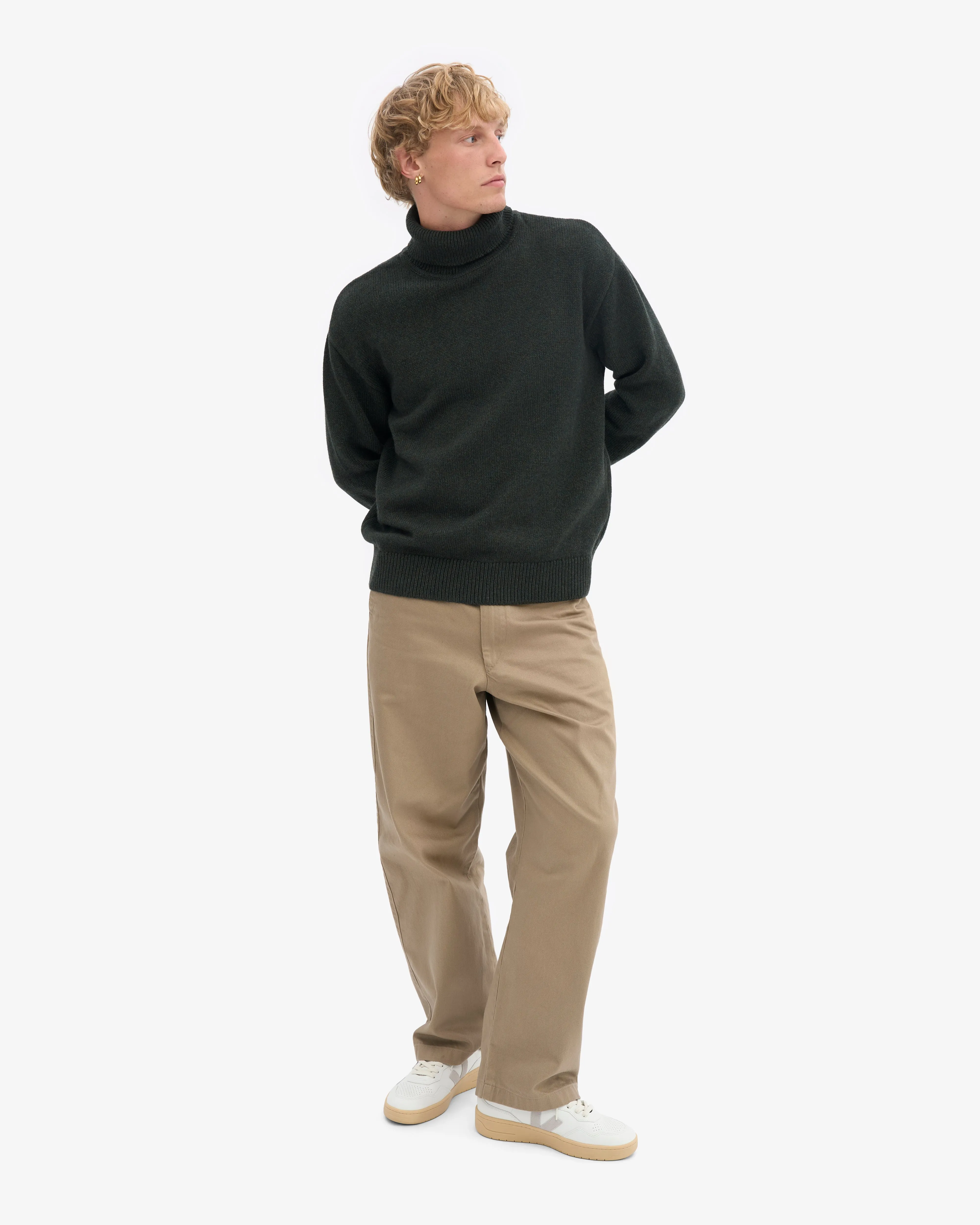 Merino Wool Turtleneck - Hunter Green sold by Colorful Standard product image thumbnail 5