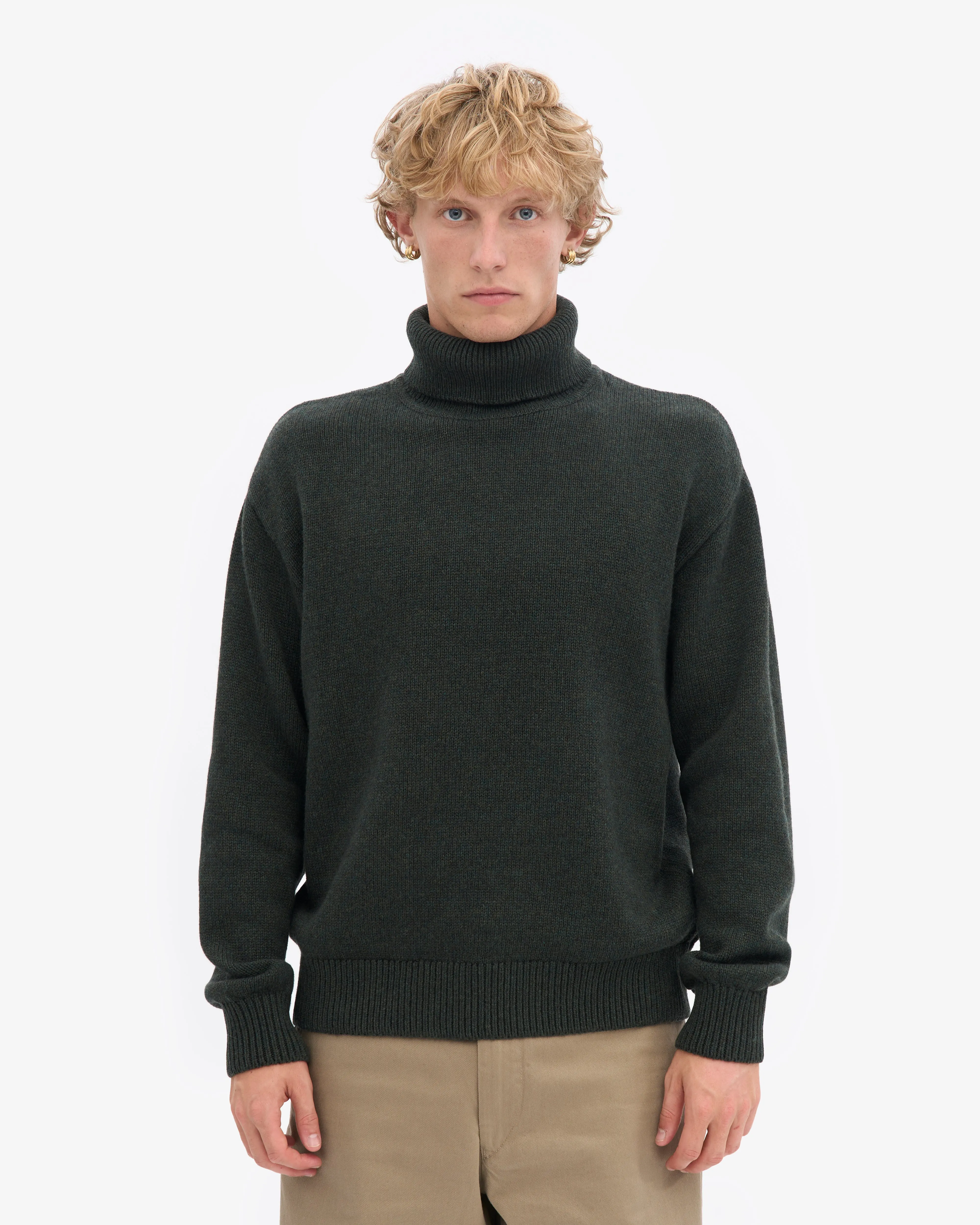Merino Wool Turtleneck - Hunter Green sold by Colorful Standard product image thumbnail 2