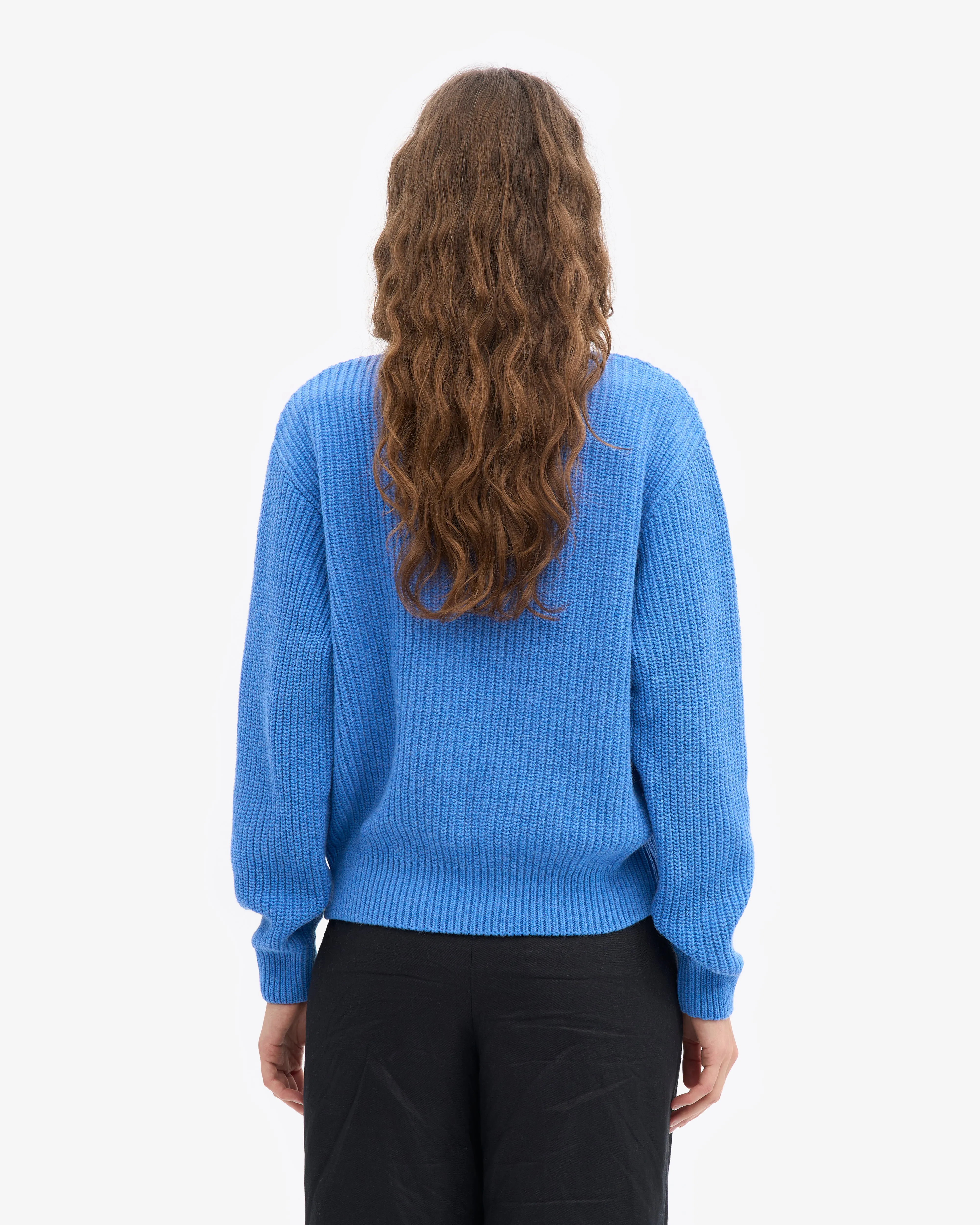 Merino Quarter Zip - Pacific Blue sold by Colorful Standard product image thumbnail 4