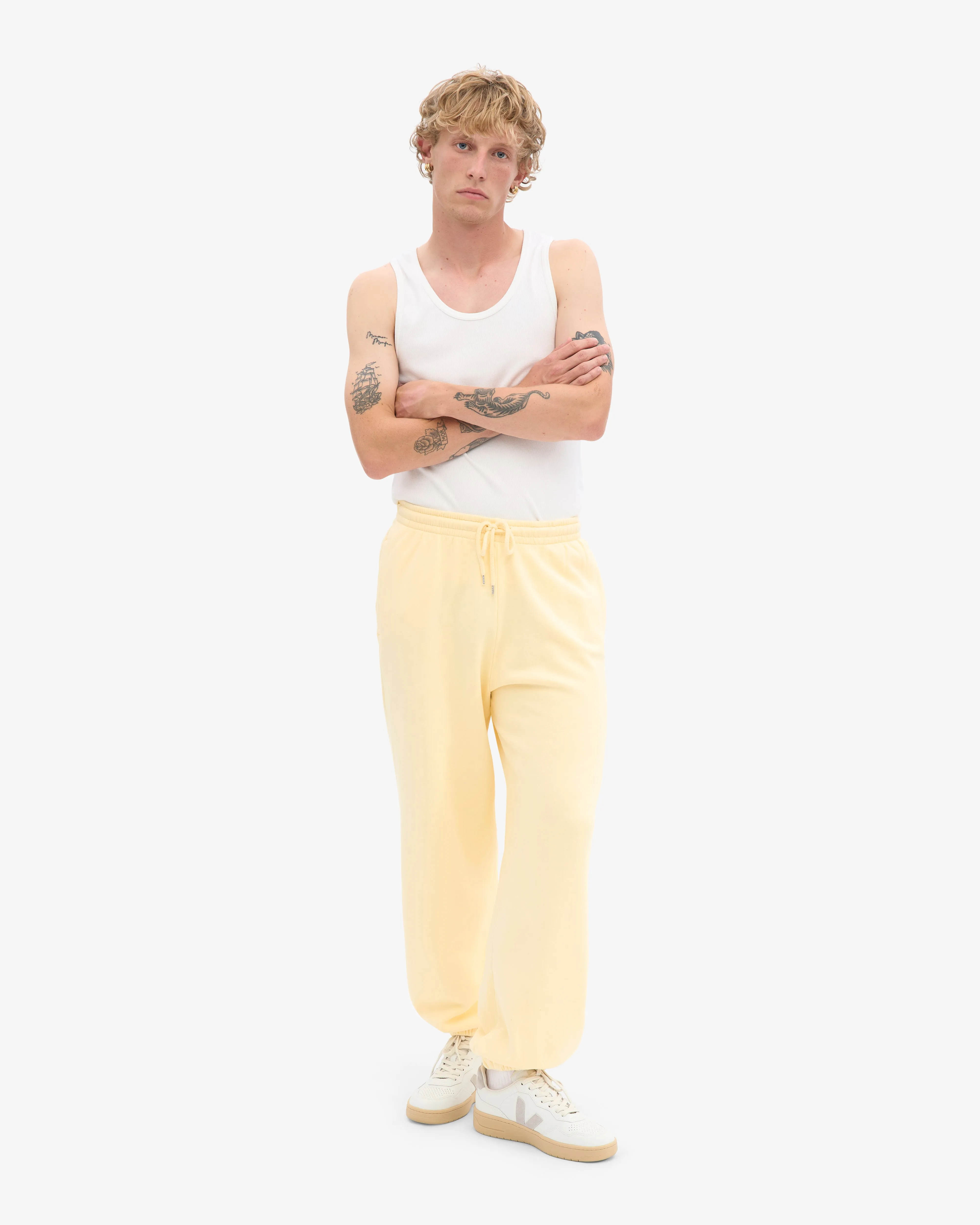 Organic Relaxed Sweatpants - Soft Yellow sold by Colorful Standard product image thumbnail 2