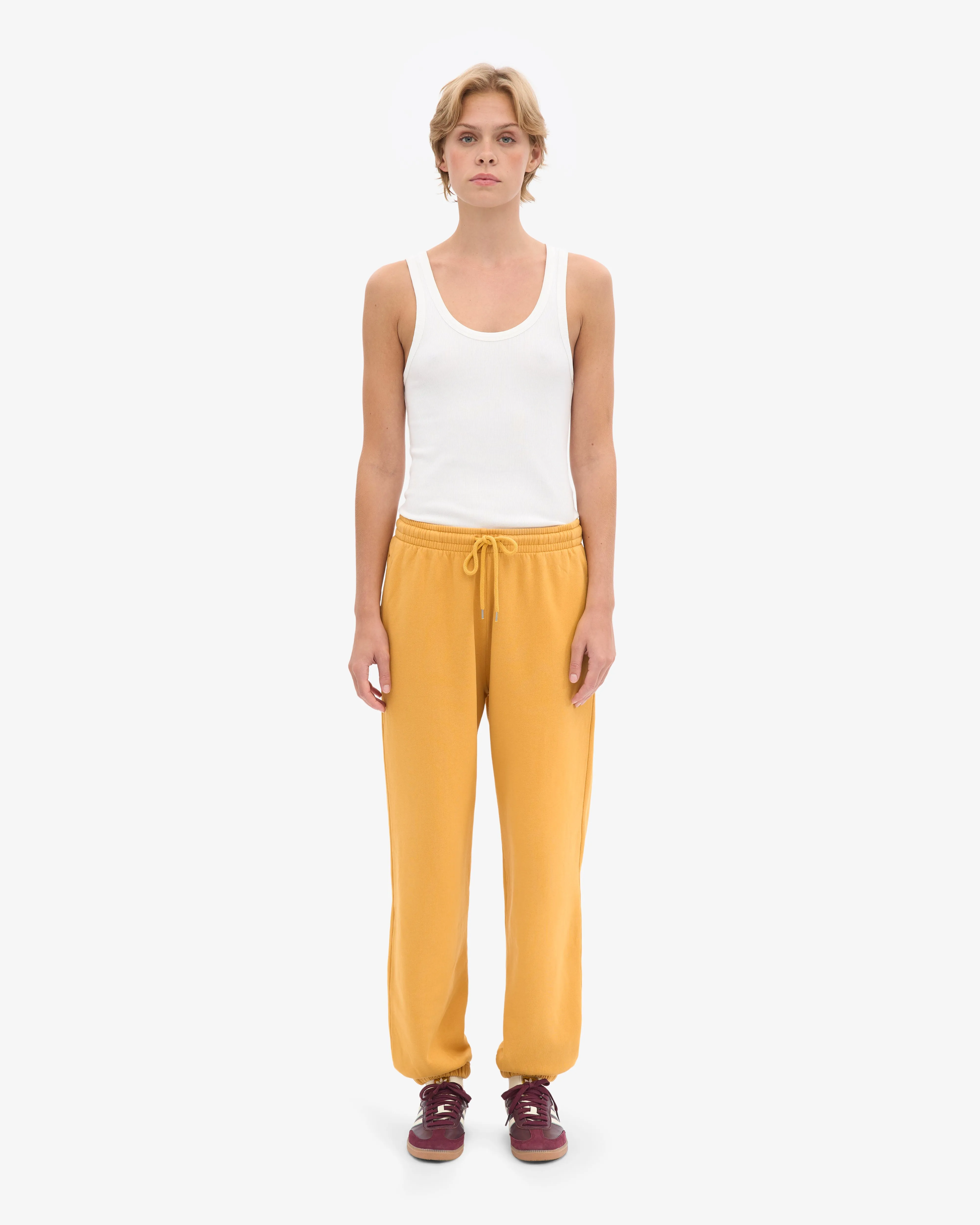 Organic Relaxed Sweatpants - Burned Yellow sold by Colorful Standard product image thumbnail 2