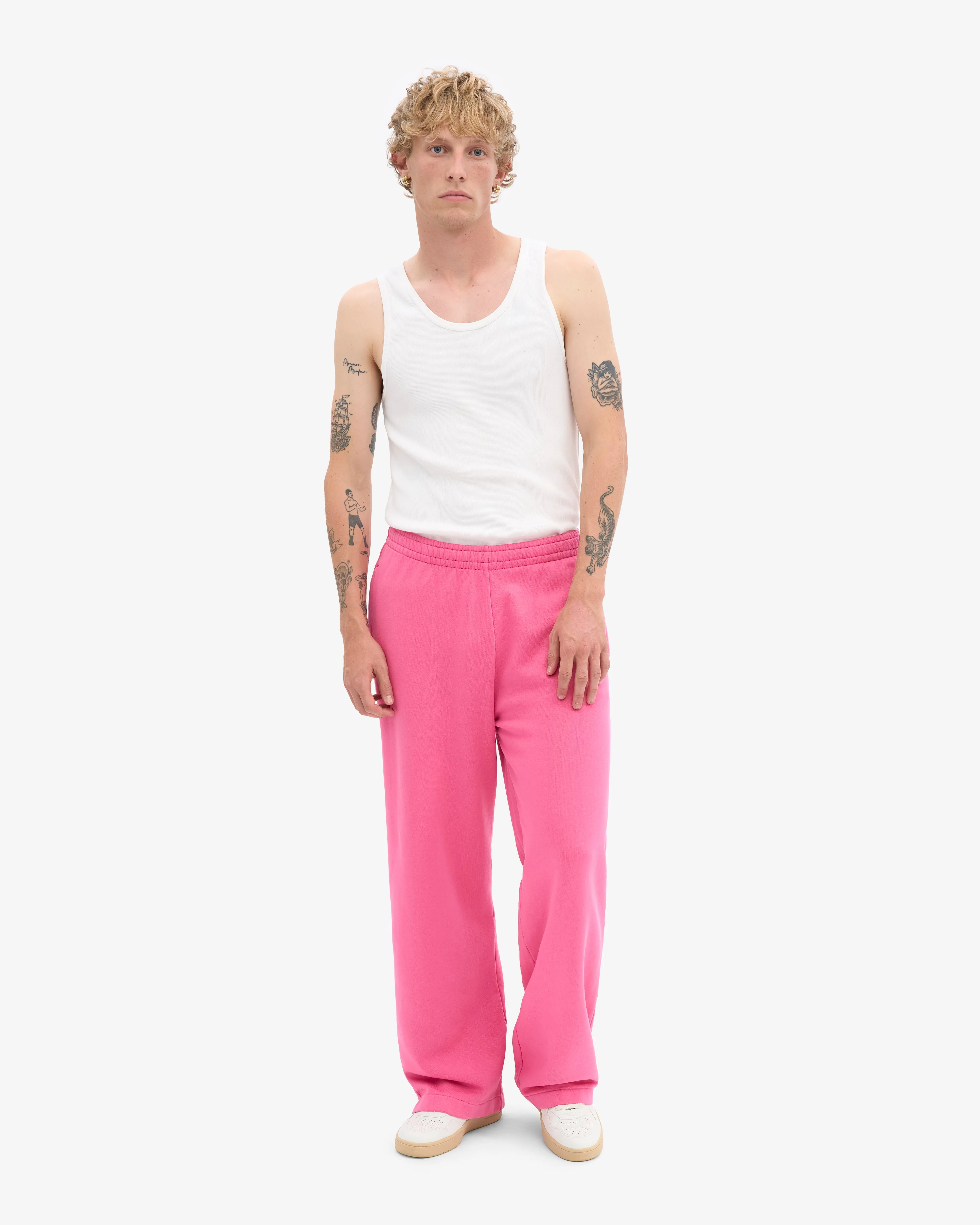 Organic Straight Leg Sweatpants - Bubblegum Pink sold by Colorful Standard product image thumbnail 2