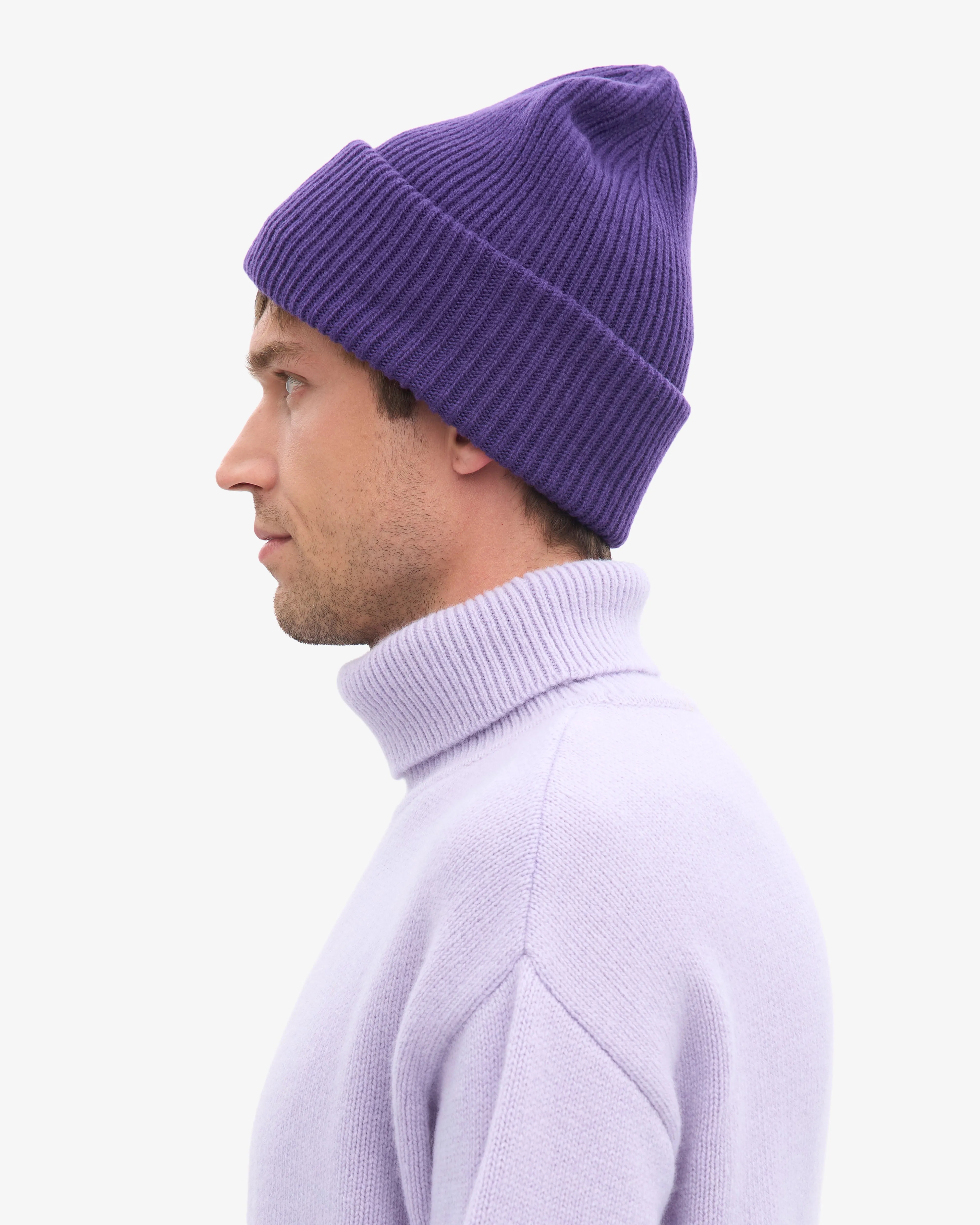 Merino Wool Hat - Ultra Violet sold by Colorful Standard product image thumbnail 3