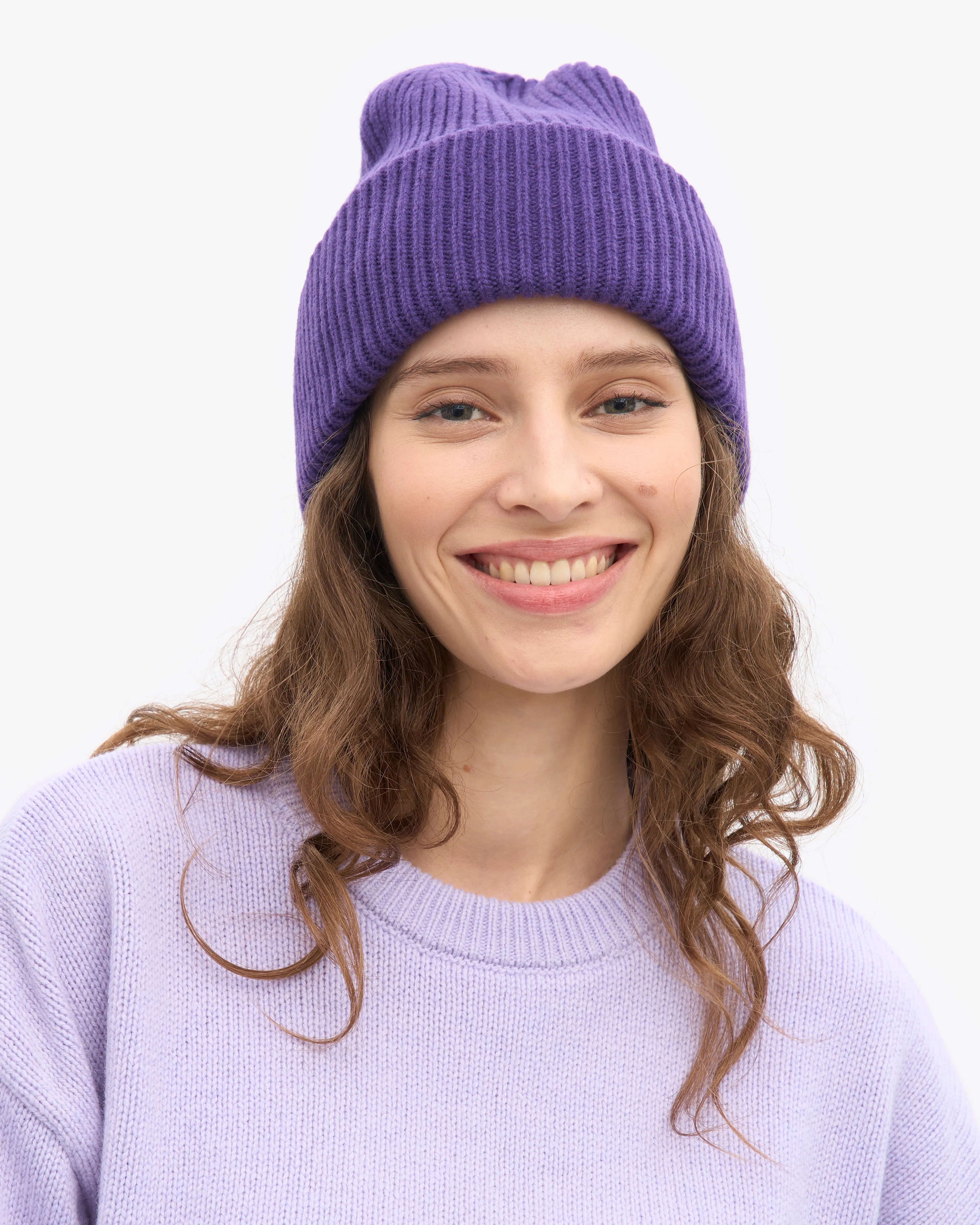 Merino Wool Hat - Ultra Violet sold by Colorful Standard product image thumbnail 5