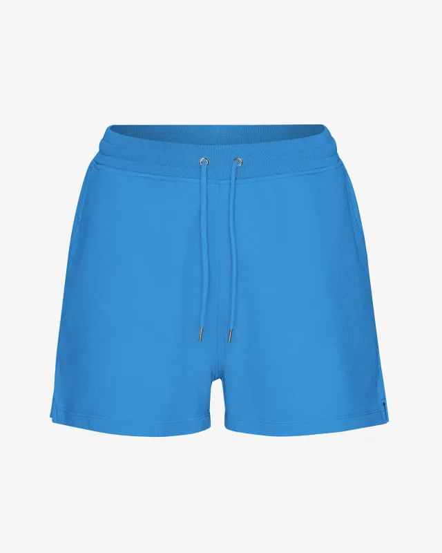 Women Organic Sweatshorts - Pacific Blue sold by Colorful Standard