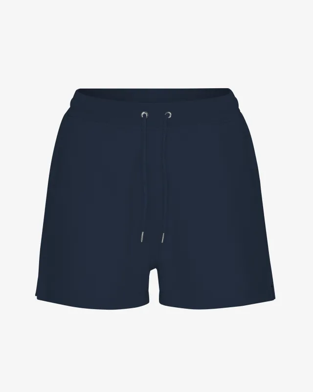Women Organic Sweatshorts - Navy Blue sold by Colorful Standard