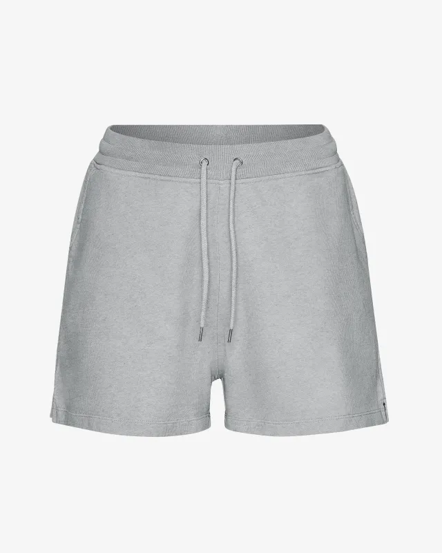 Women Organic Sweatshorts - Heather Grey sold by Colorful Standard