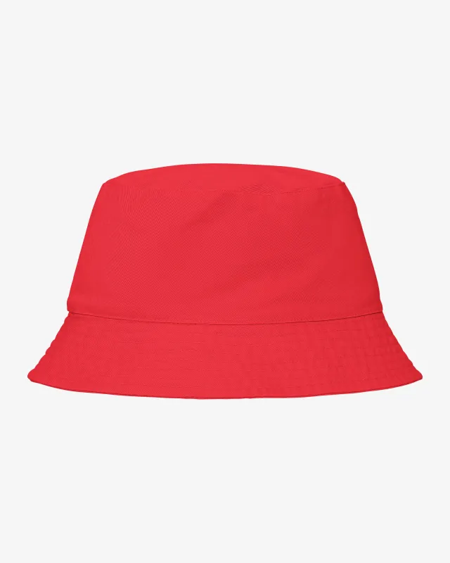Organic Cotton Bucket Hat - Red Tangerine sold by Colorful Standard
