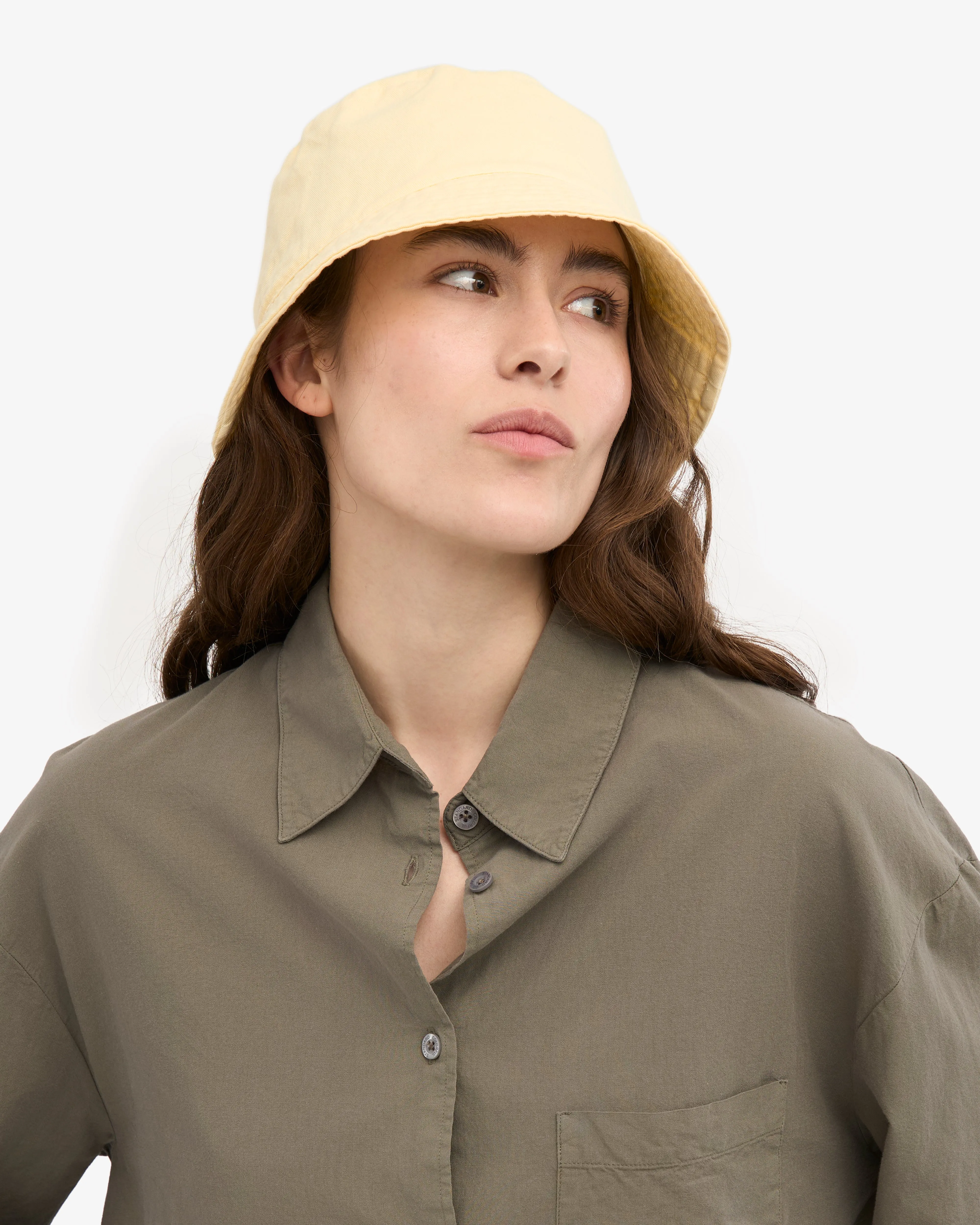 Organic Cotton Bucket Hat - Soft Yellow sold by Colorful Standard product image thumbnail 4