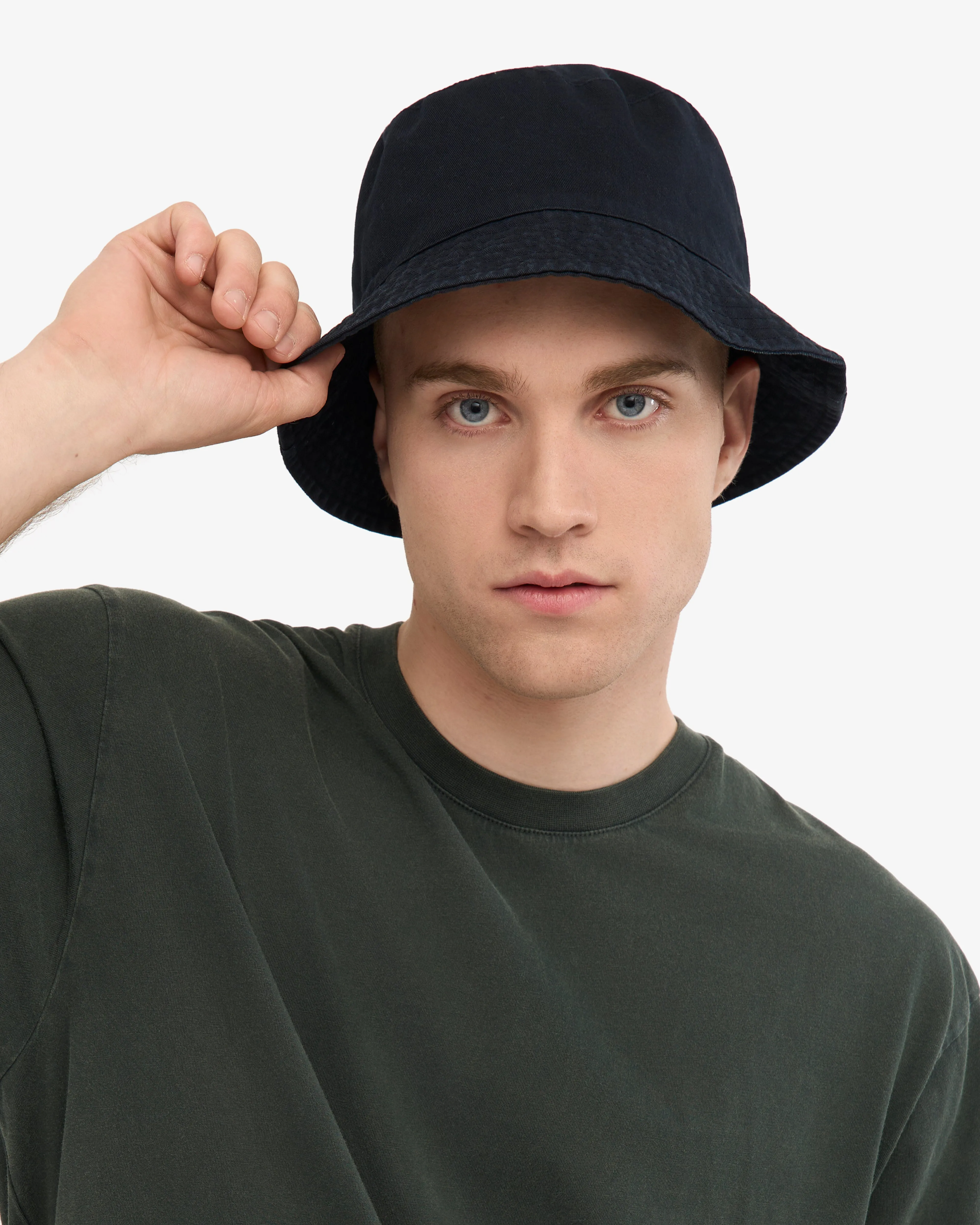 Organic Cotton Bucket Hat - Navy Blue sold by Colorful Standard product image thumbnail 4