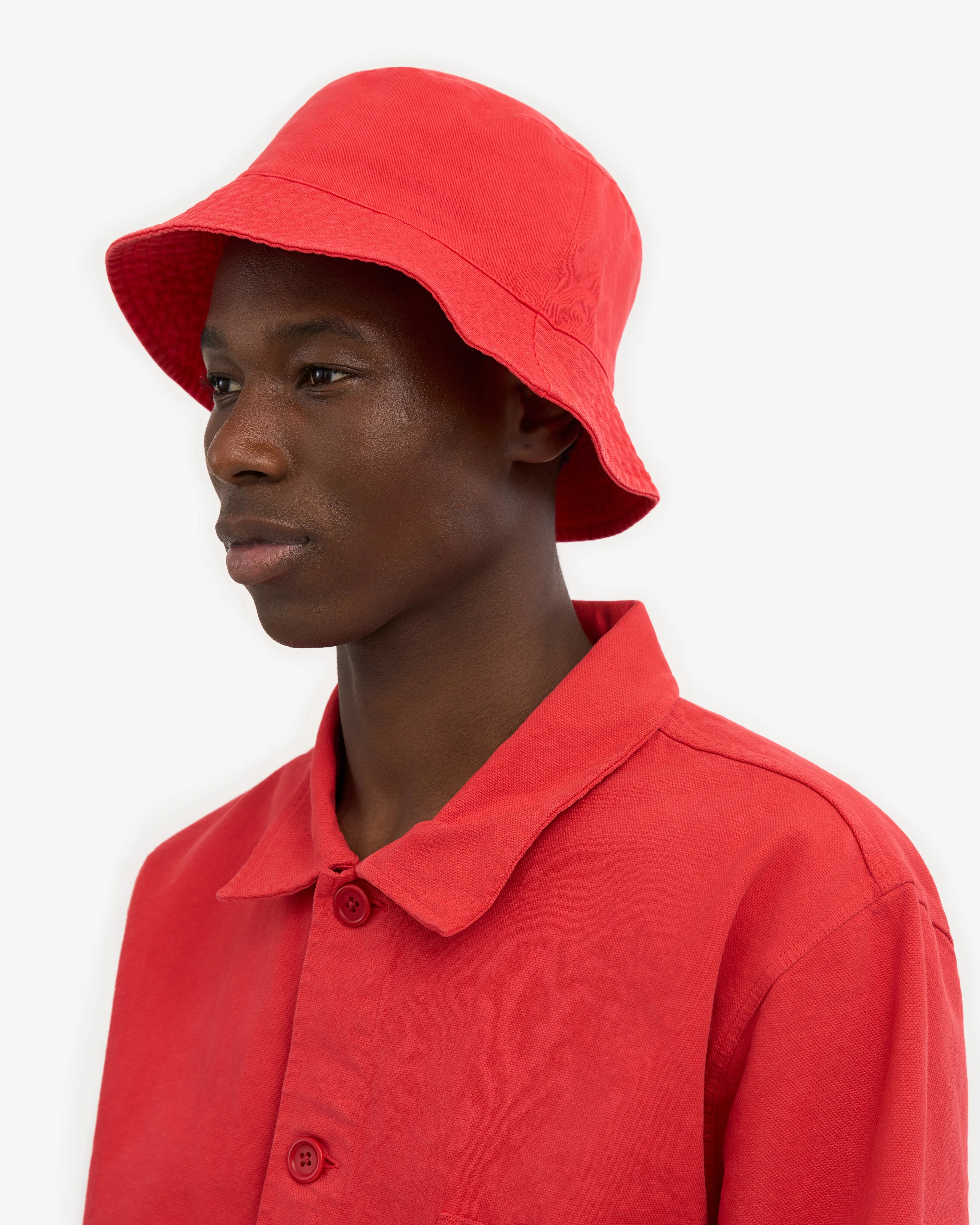 Organic Cotton Bucket Hat - Red Tangerine sold by Colorful Standard product image thumbnail 2