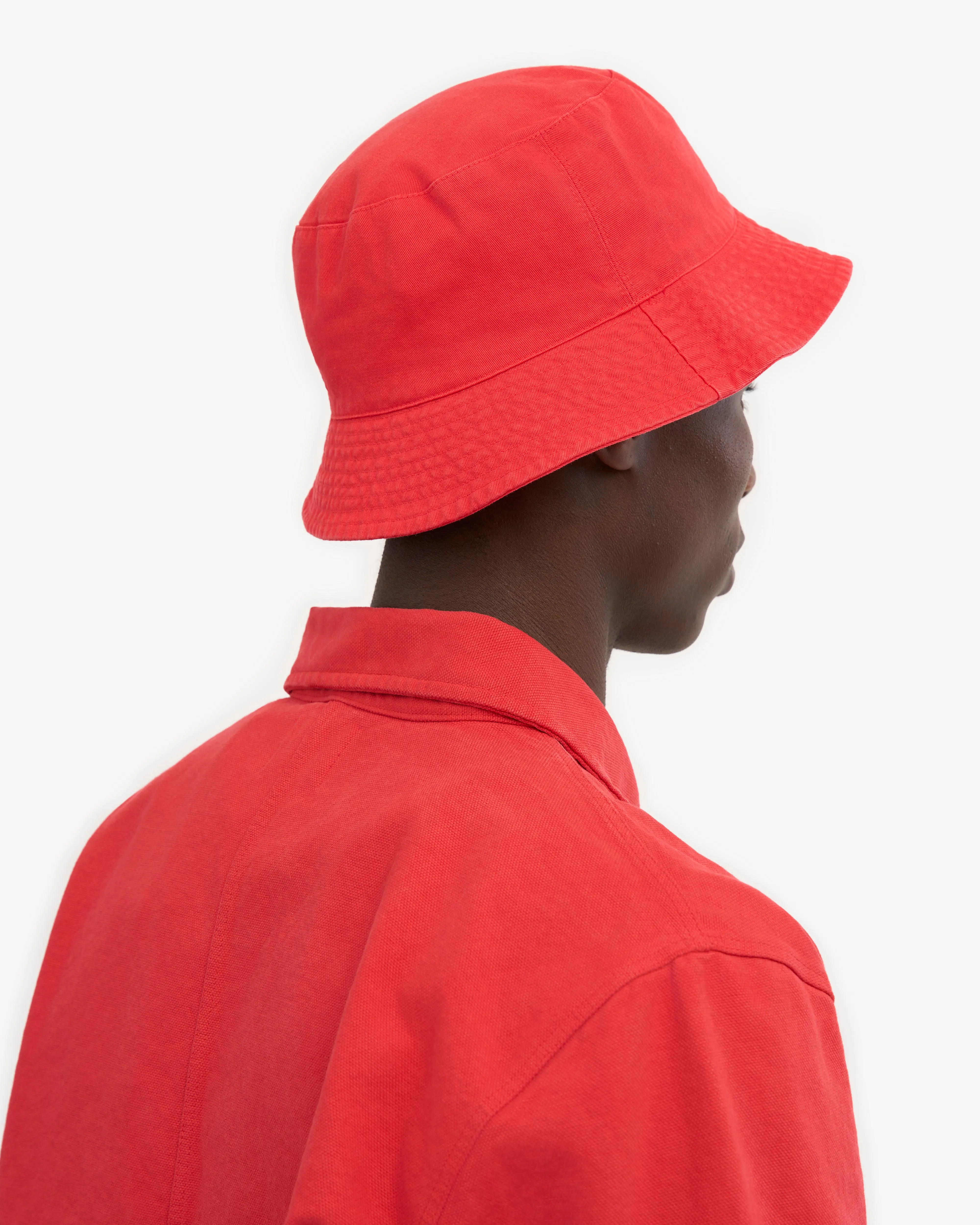 Organic Cotton Bucket Hat - Red Tangerine sold by Colorful Standard product image thumbnail 3