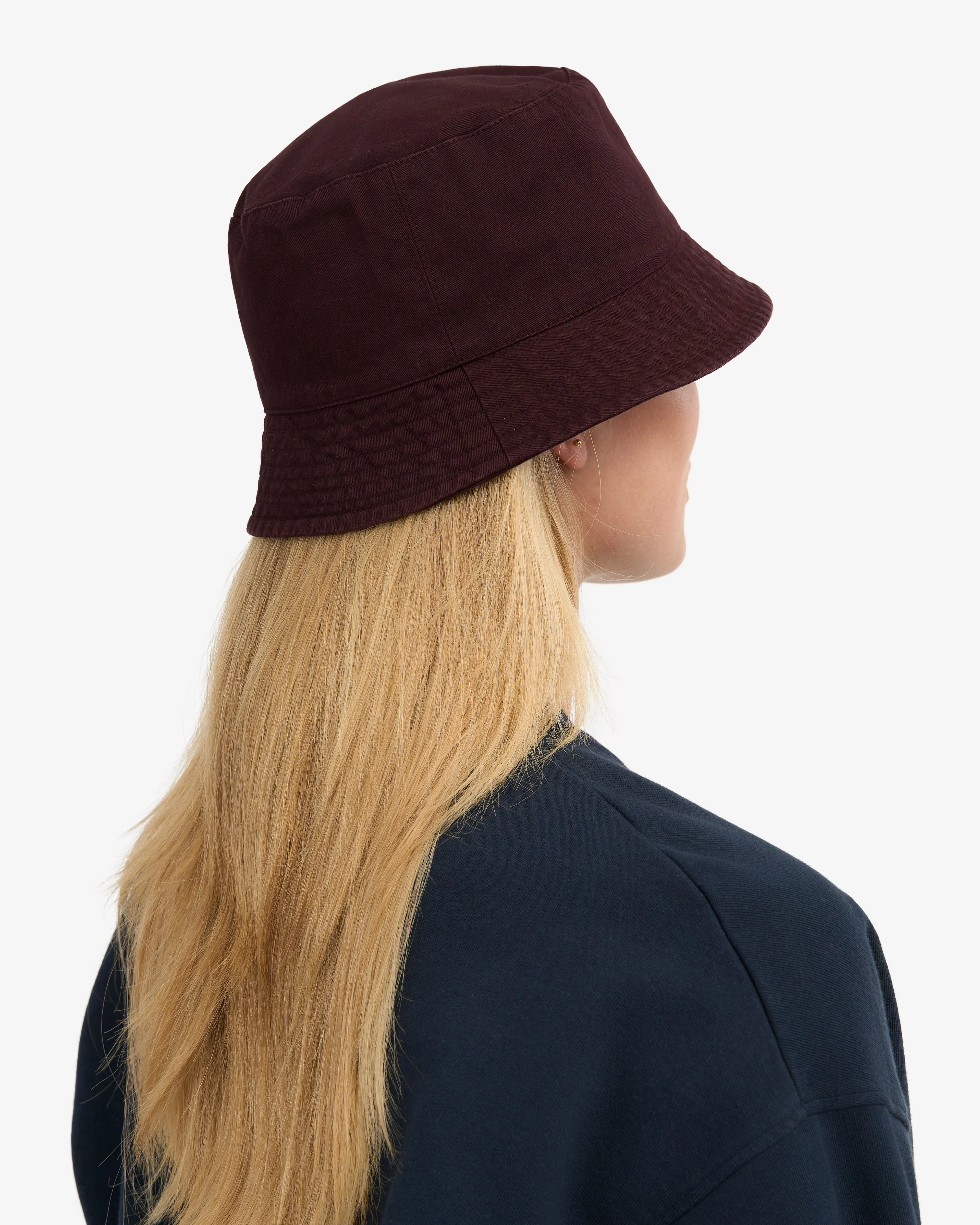 Organic Cotton Bucket Hat - Oxblood Red sold by Colorful Standard product image thumbnail 3