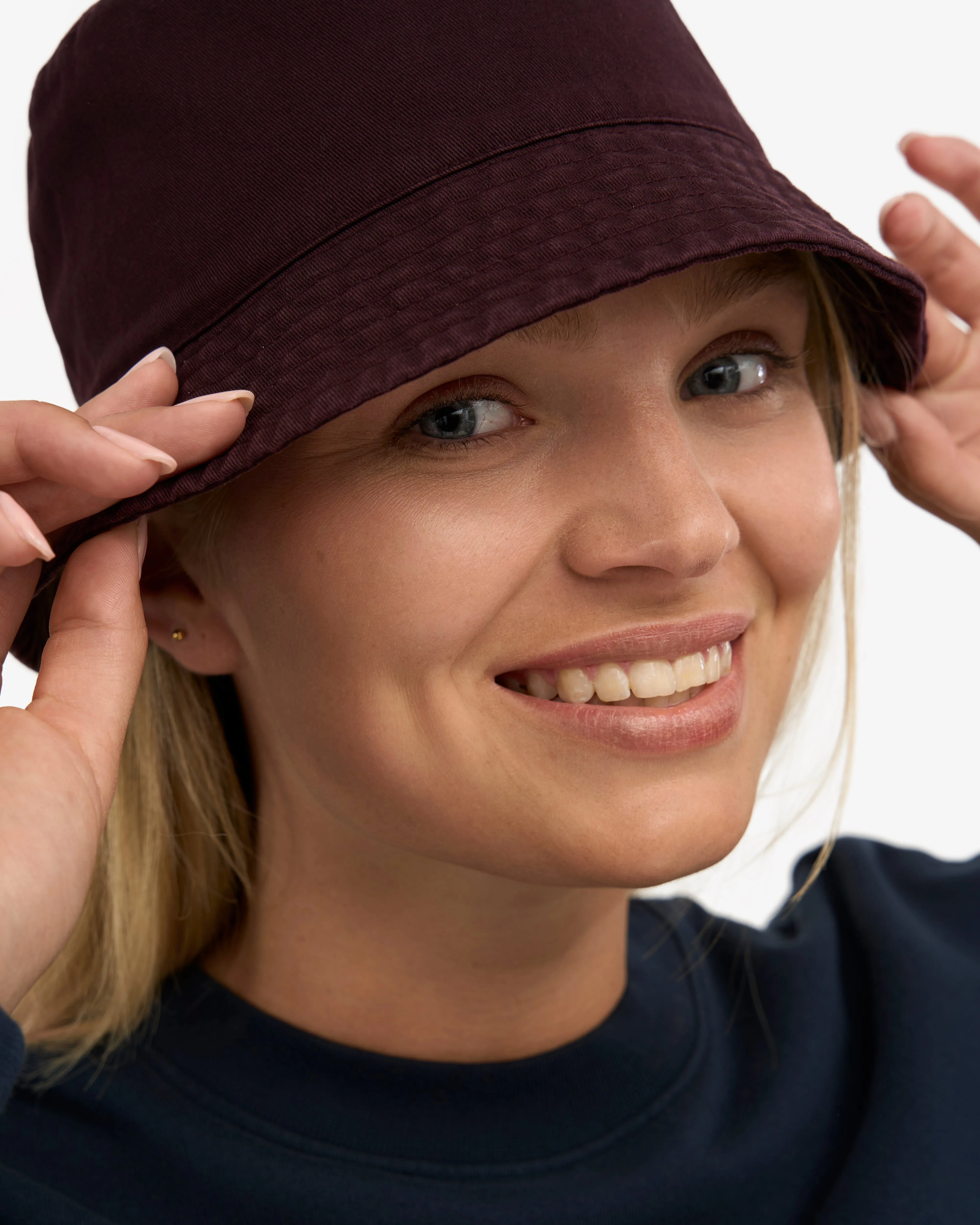 Organic Cotton Bucket Hat - Oxblood Red sold by Colorful Standard product image thumbnail 4