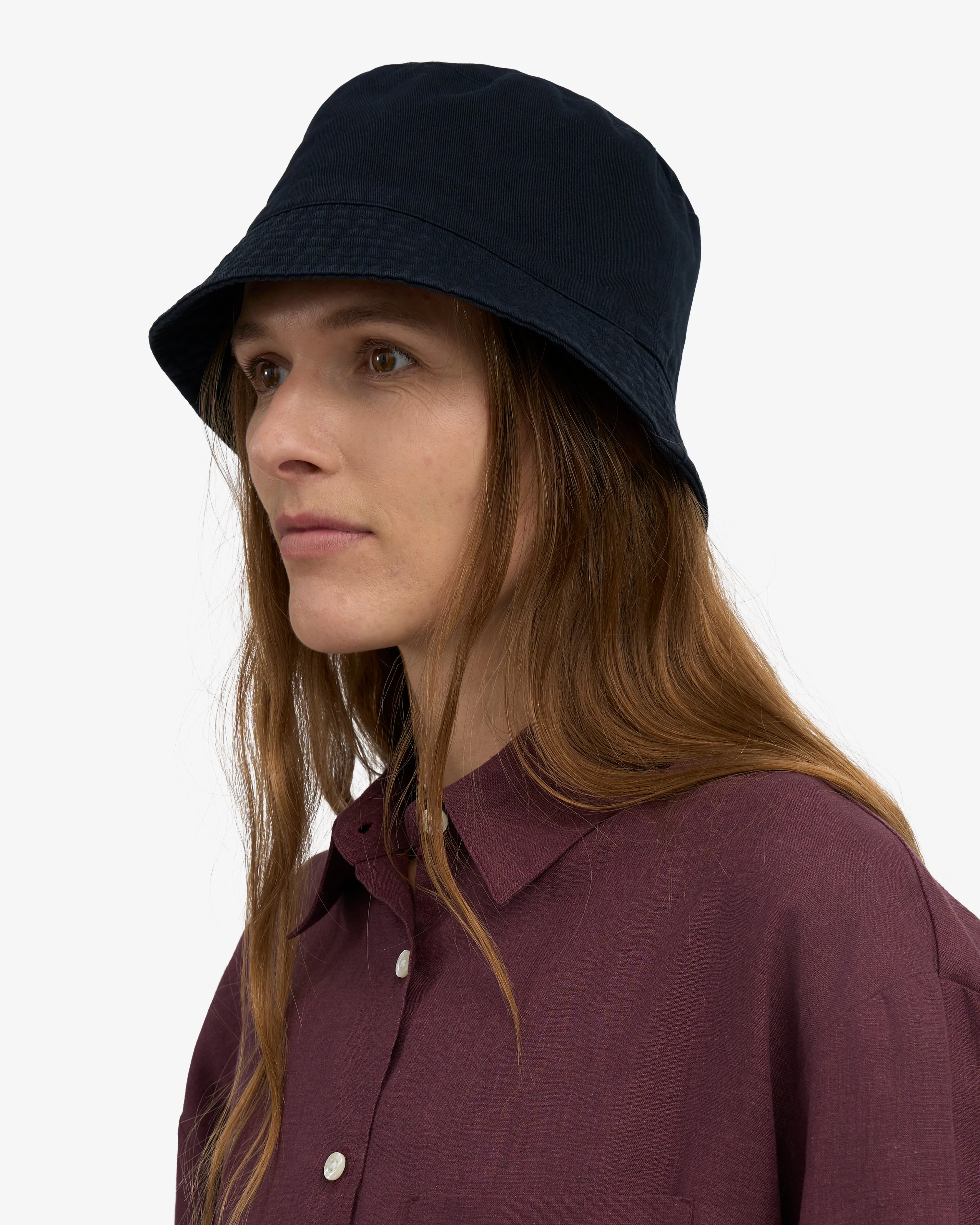Organic Cotton Bucket Hat - Navy Blue sold by Colorful Standard product image thumbnail 2