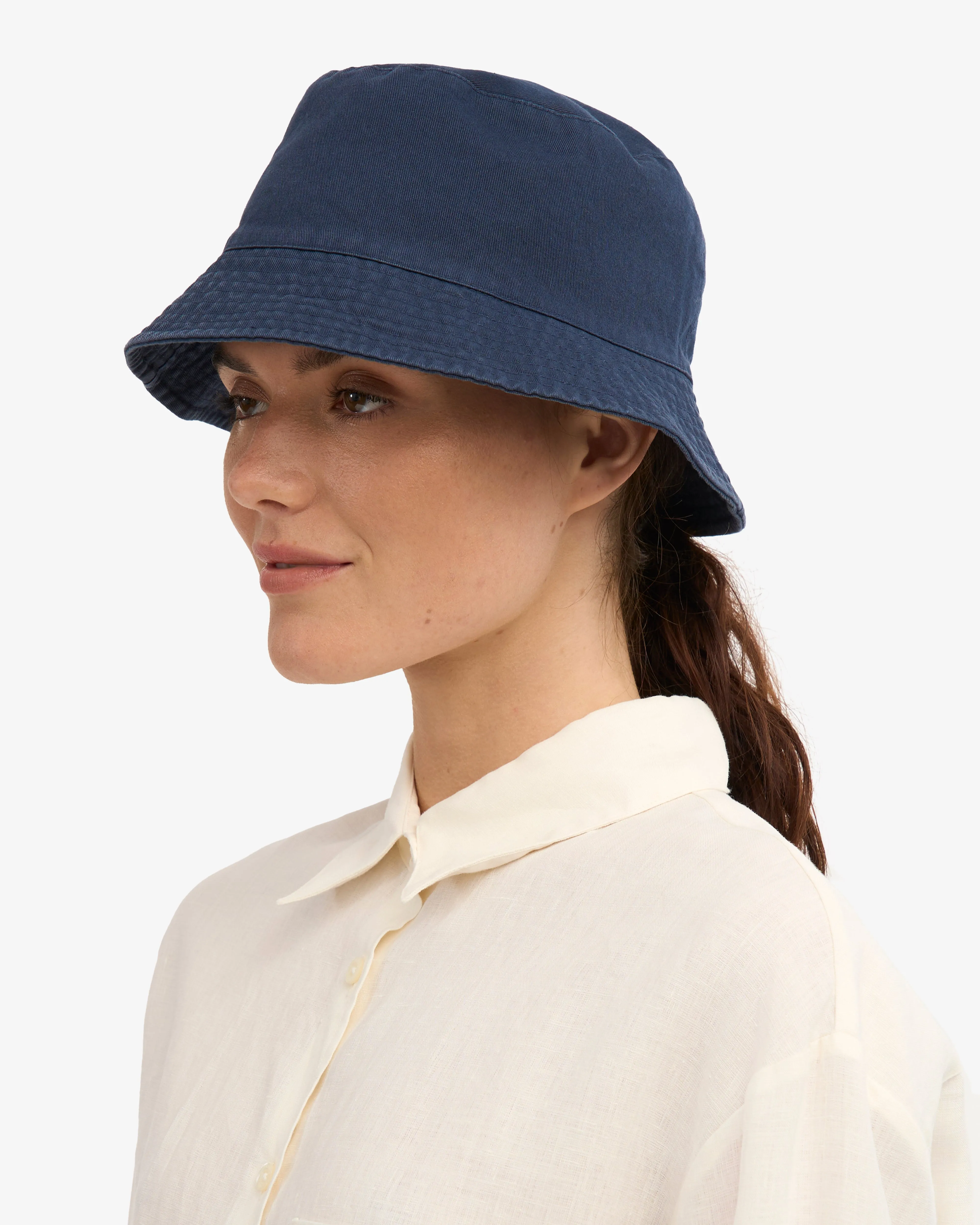 Organic Cotton Bucket Hat - Petrol Blue sold by Colorful Standard product image thumbnail 2