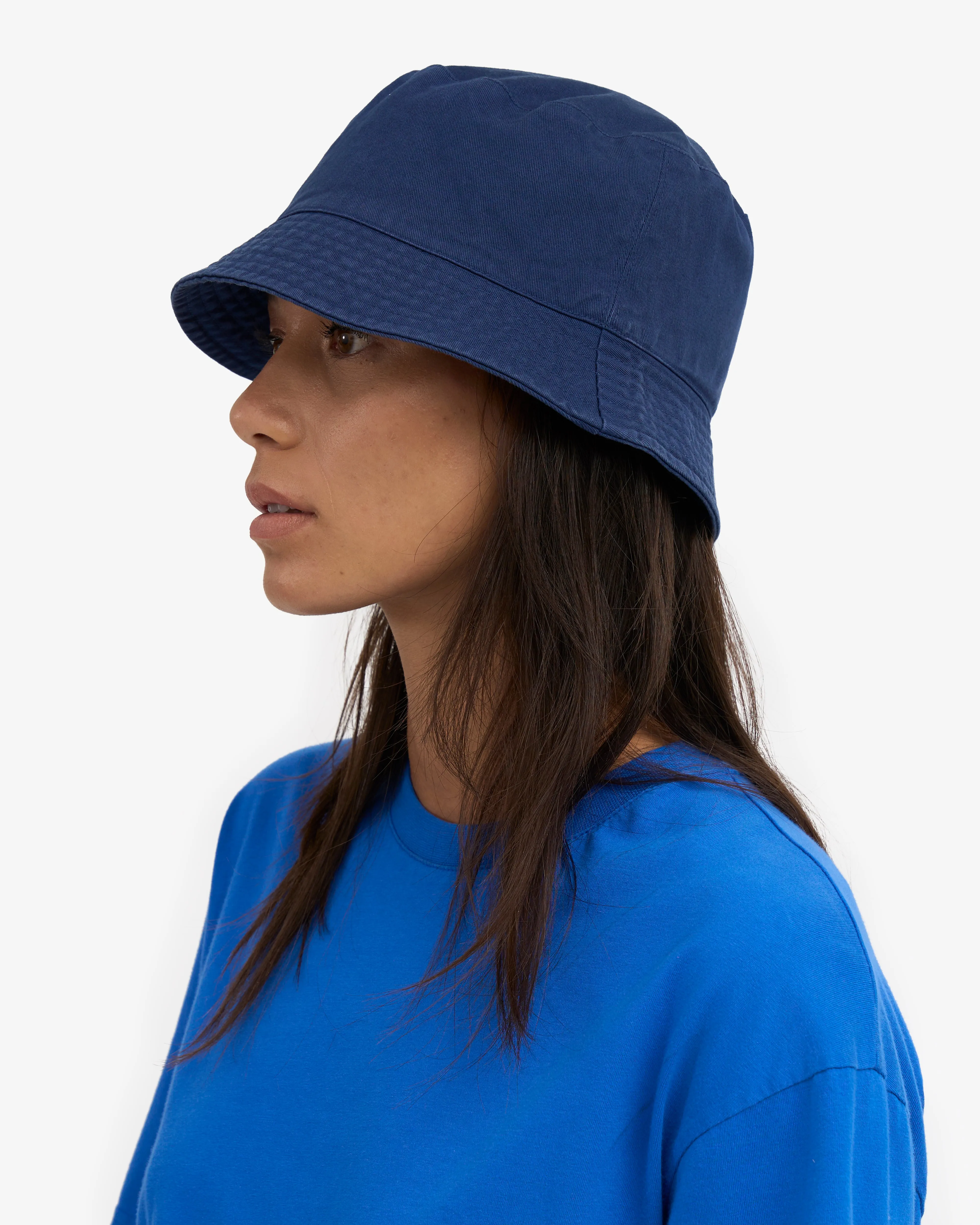 Organic Cotton Bucket Hat - Marine Blue sold by Colorful Standard product image thumbnail 2