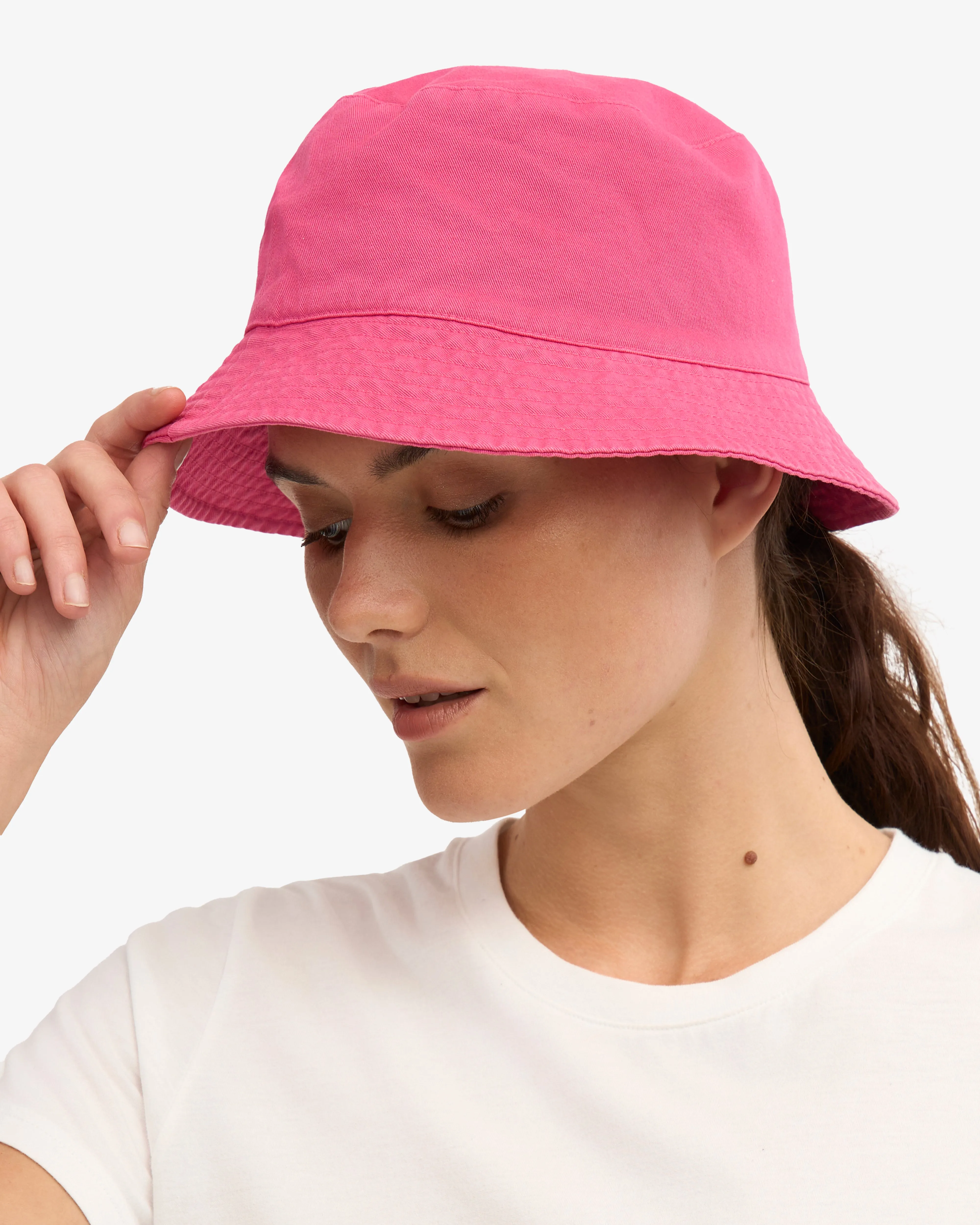 Organic Cotton Bucket Hat - Bubblegum Pink sold by Colorful Standard product image thumbnail 4