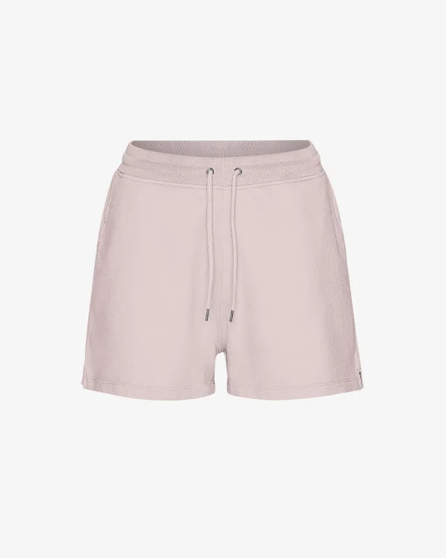 Women Organic Sweatshorts - Faded Pink sold by Colorful Standard
