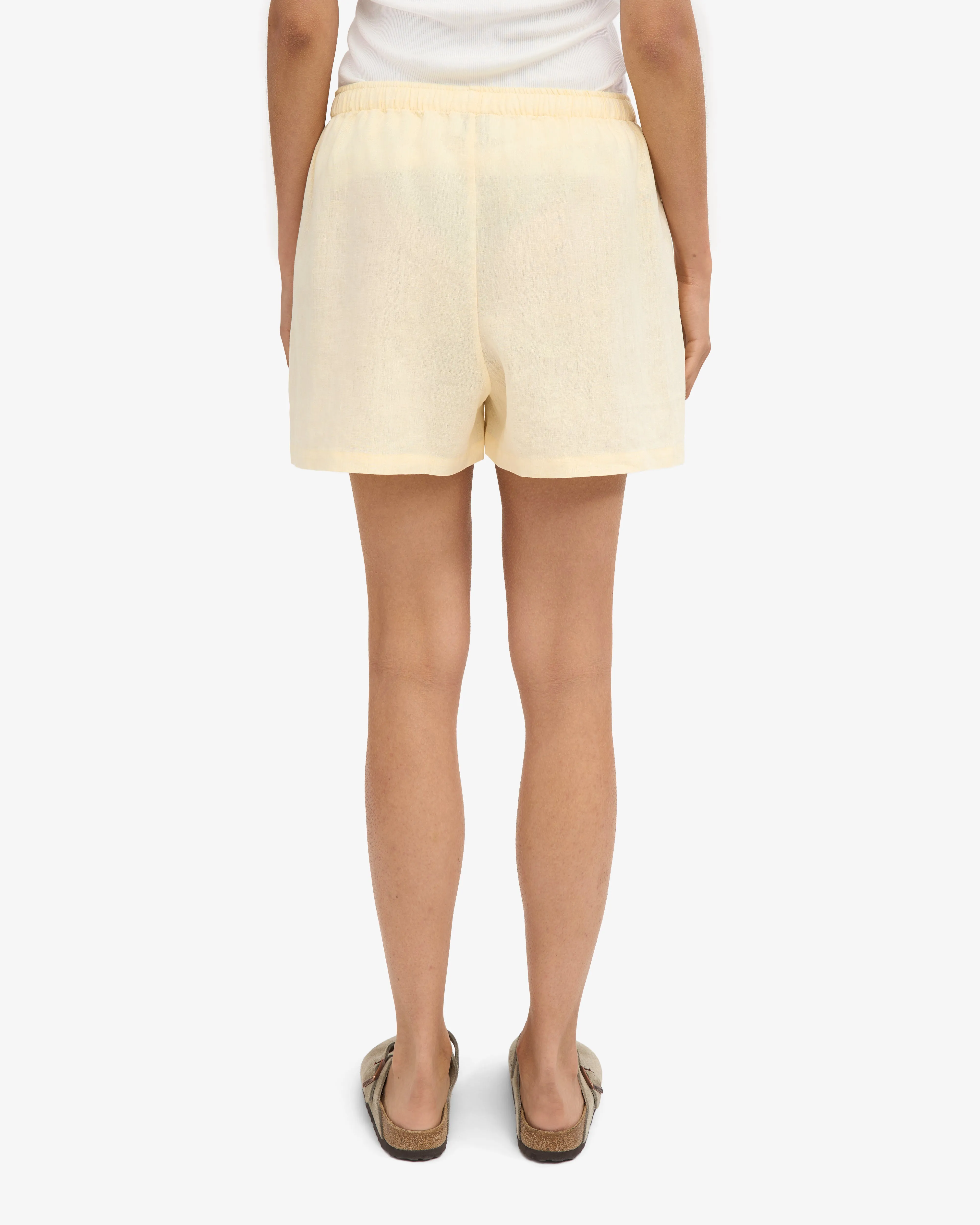 Linen Shorts - Soft Yellow sold by Colorful Standard product image thumbnail 5