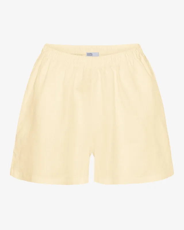 Linen Shorts - Soft Yellow sold by Colorful Standard