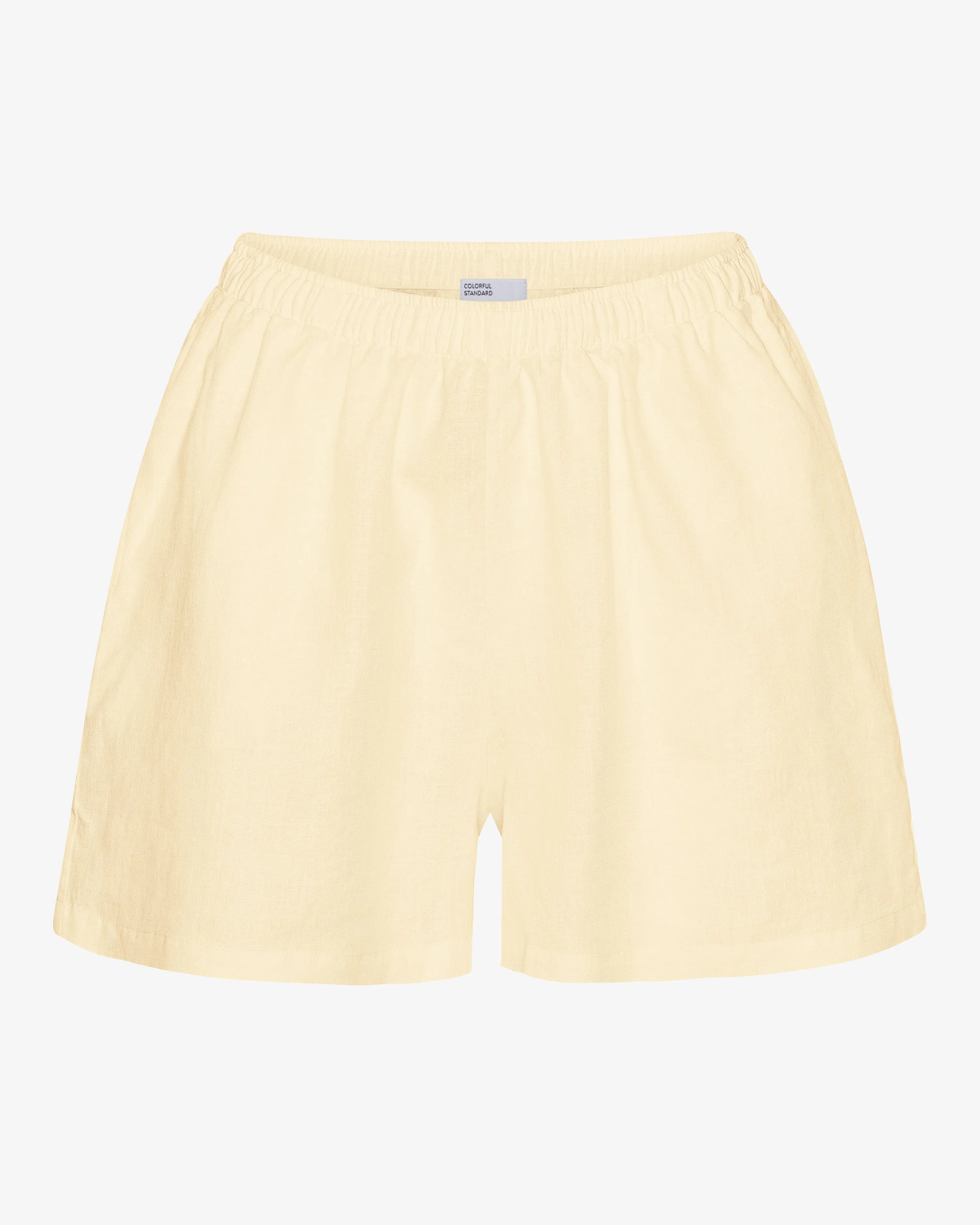 Linen Shorts - Soft Yellow sold by Colorful Standard